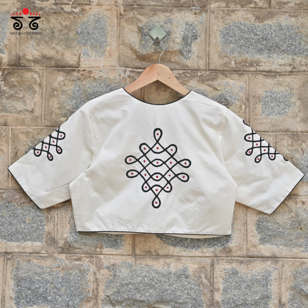 Kolam Blouse Plain