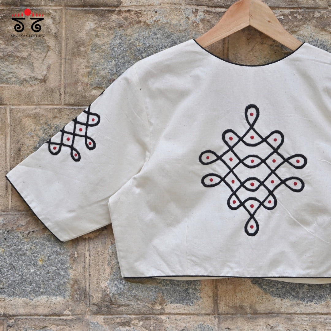 Kolam Blouse Plain