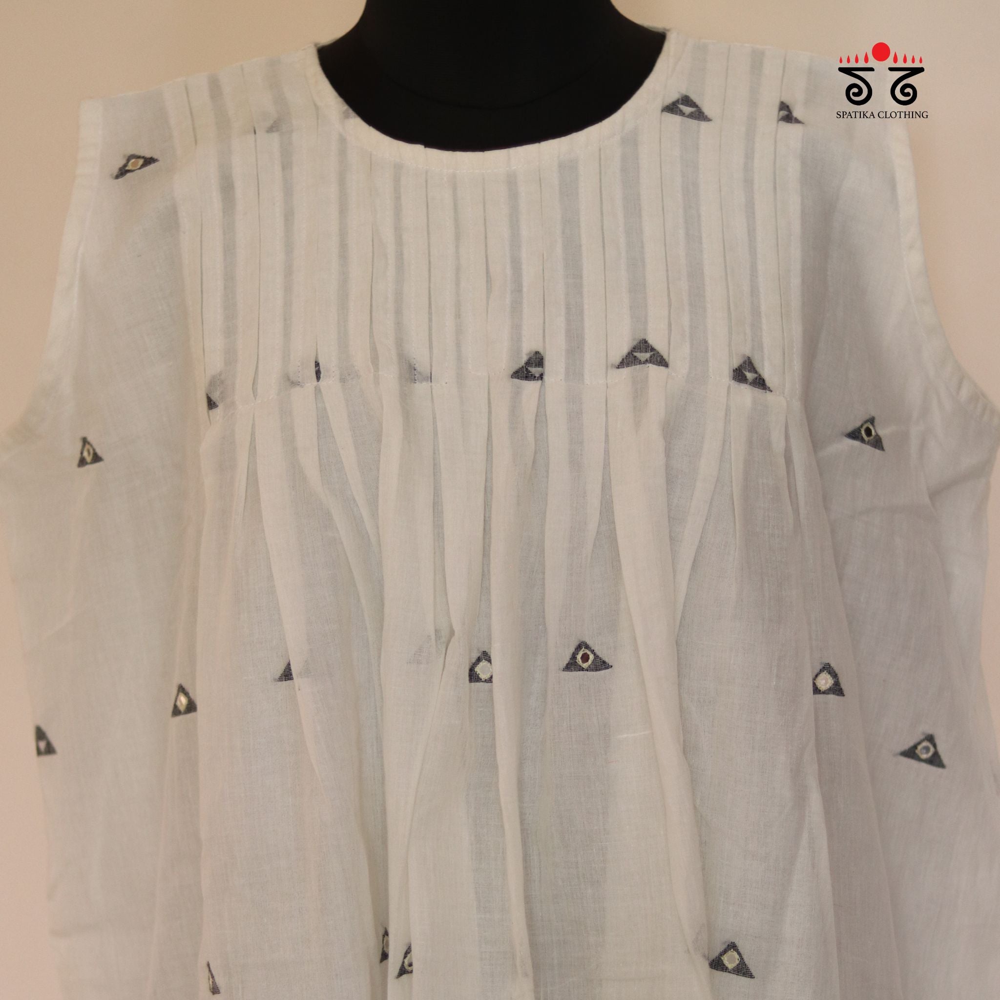 Jamdhani Hand Embroidered Top