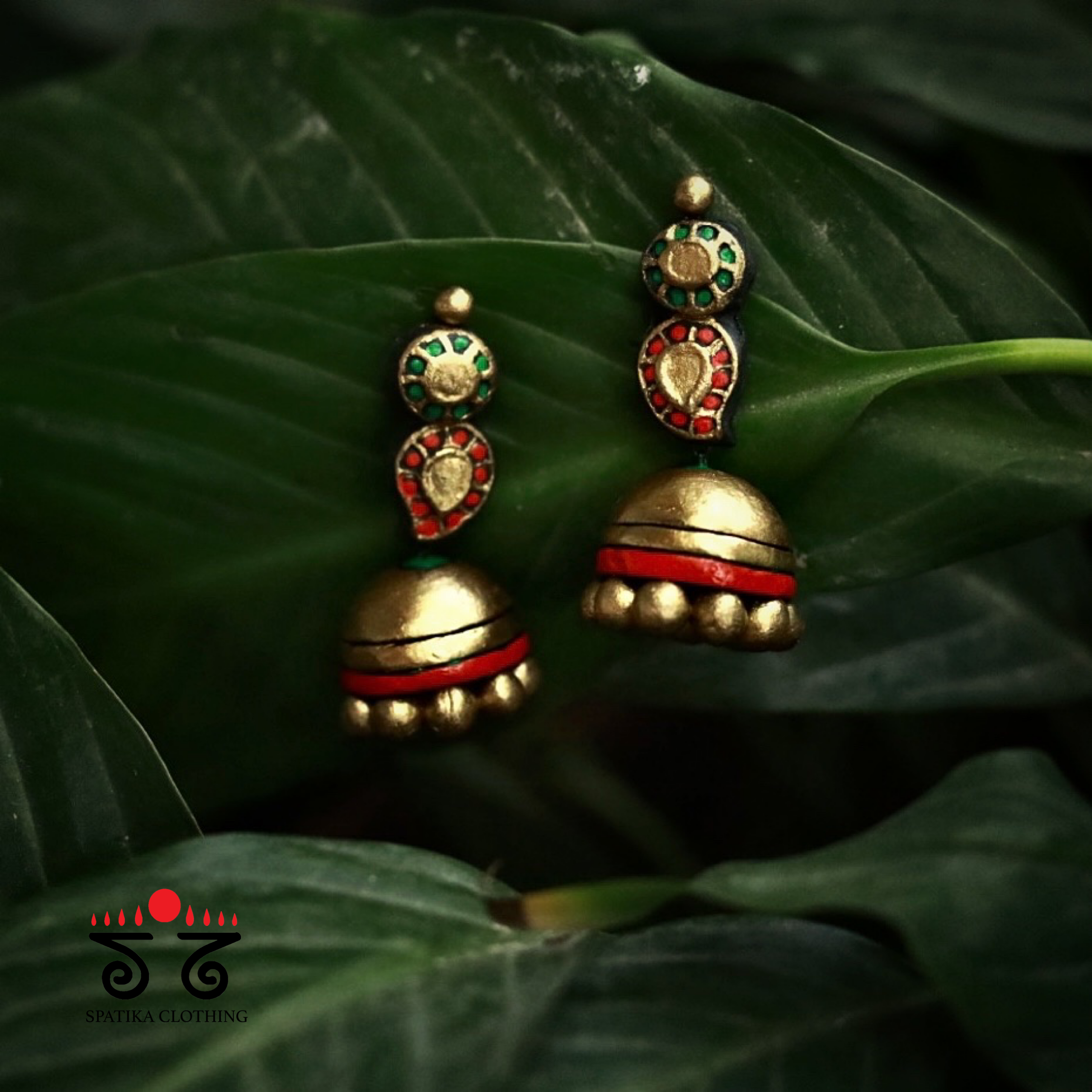 Terracotta Temple Jewellery Set