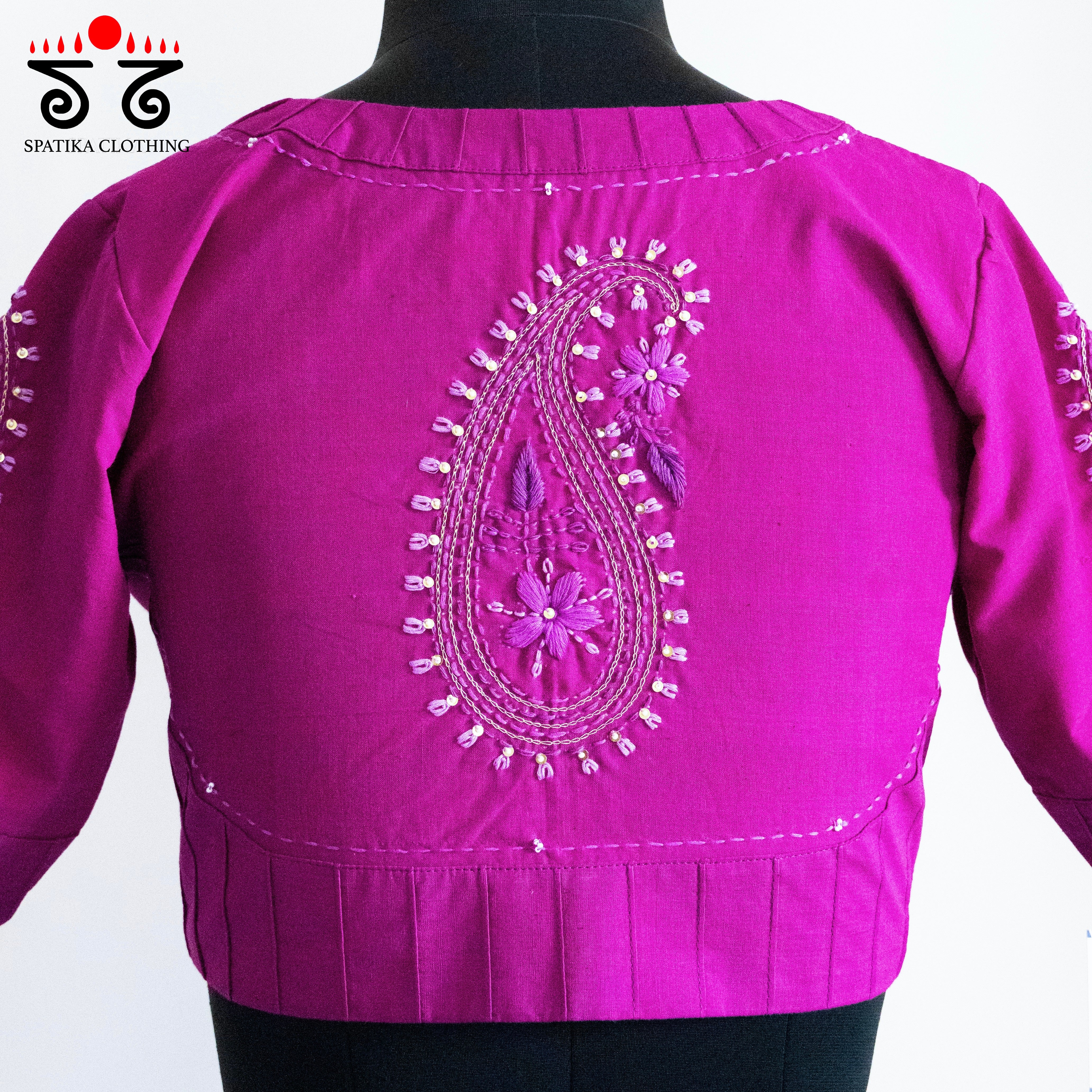 The Chikankari Pink Blouse - New Version!