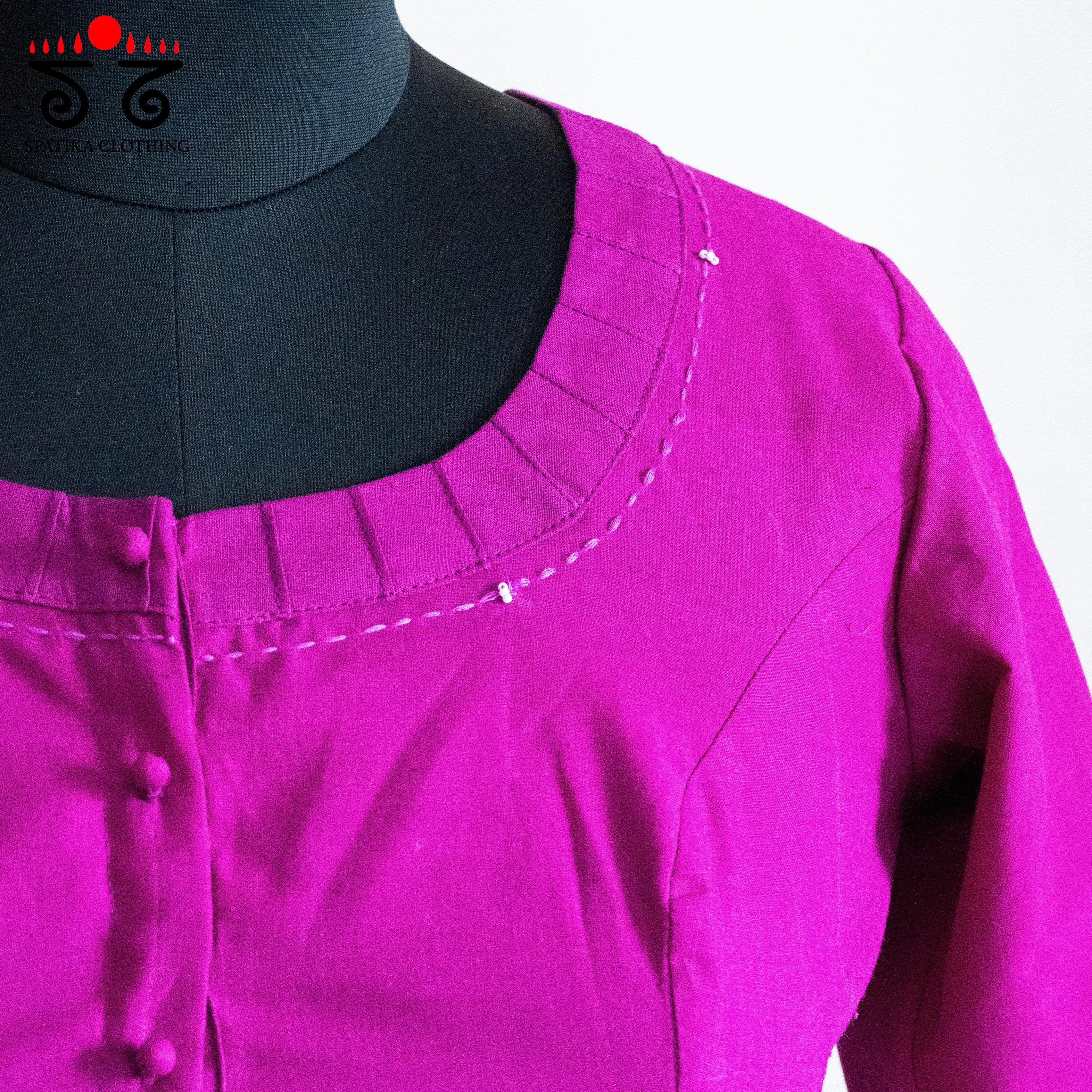 The Chikankari Pink Blouse - New Version!