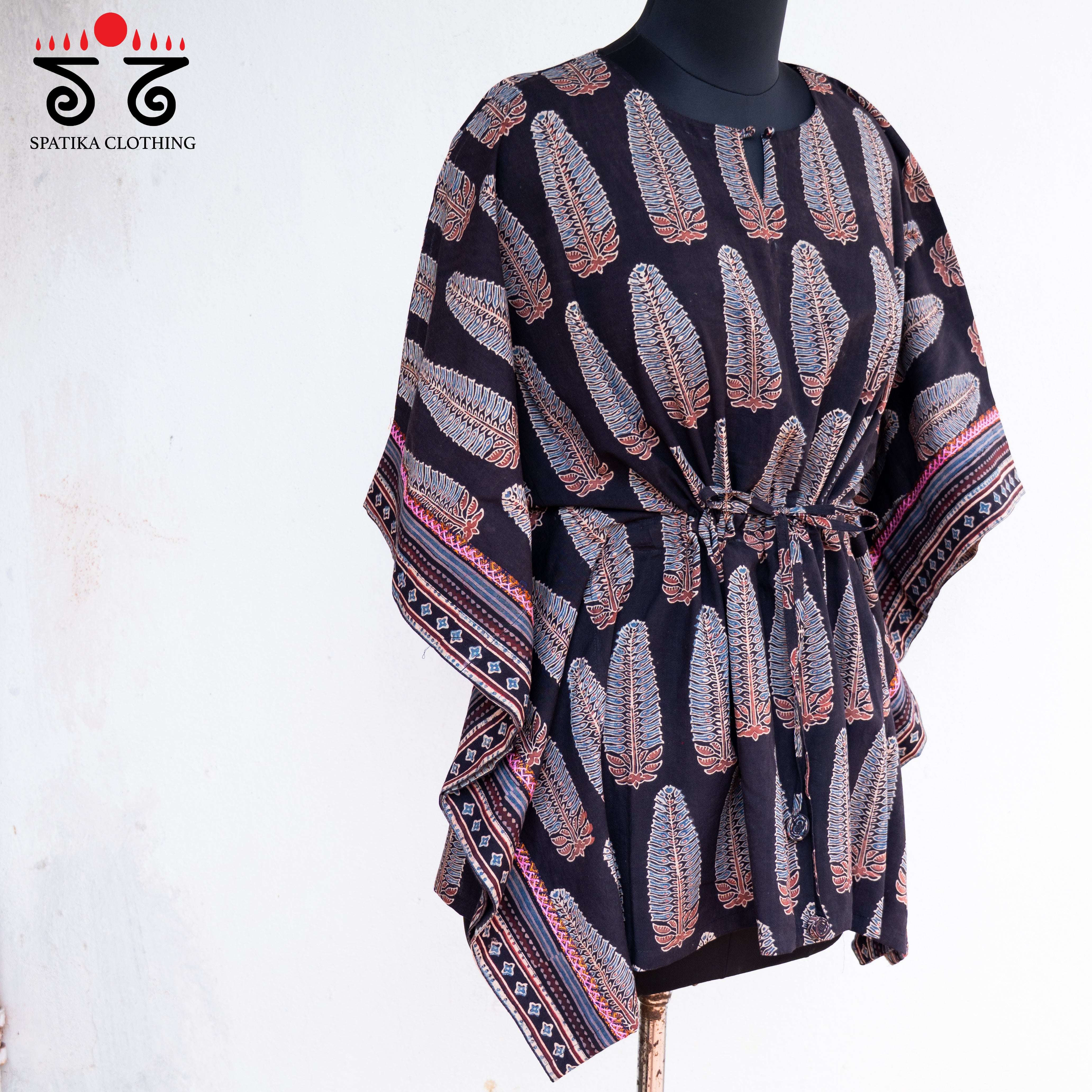 Hand embroidered Kaftan Top