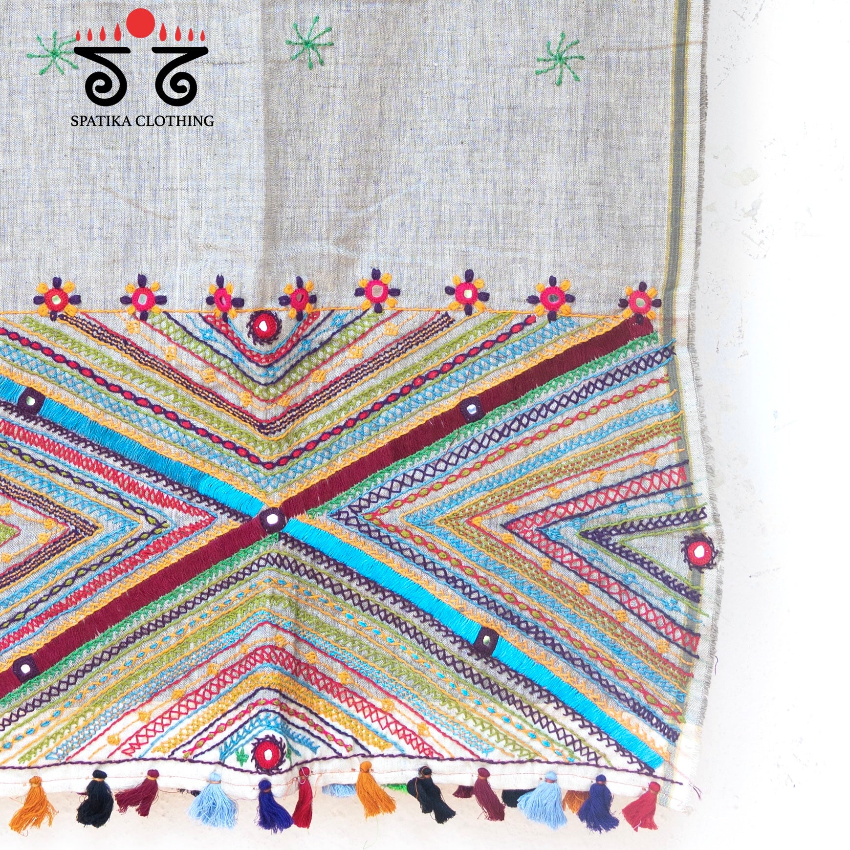 Lambani Hand Embroidered stole