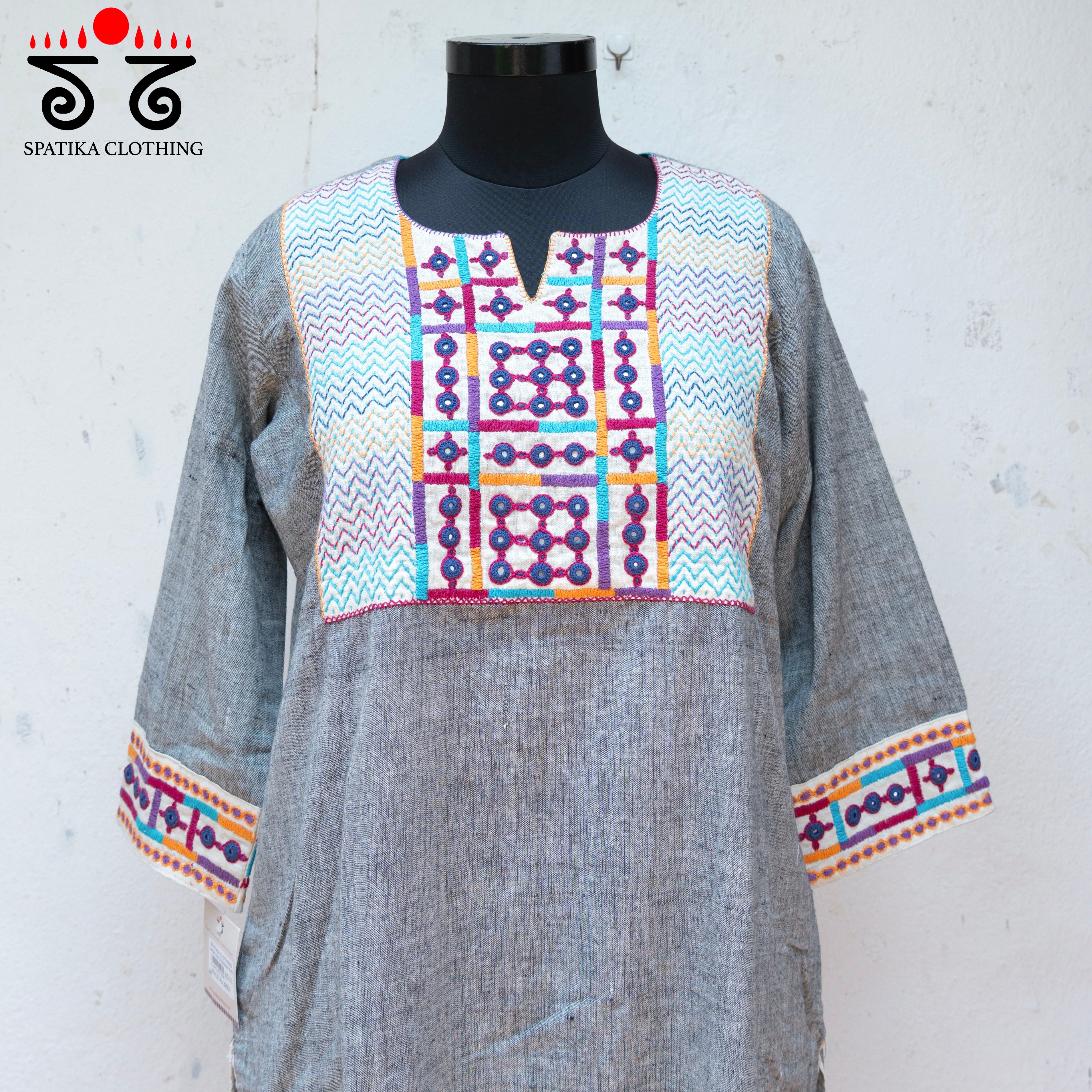 Lambani Hand Embroidered Kurta