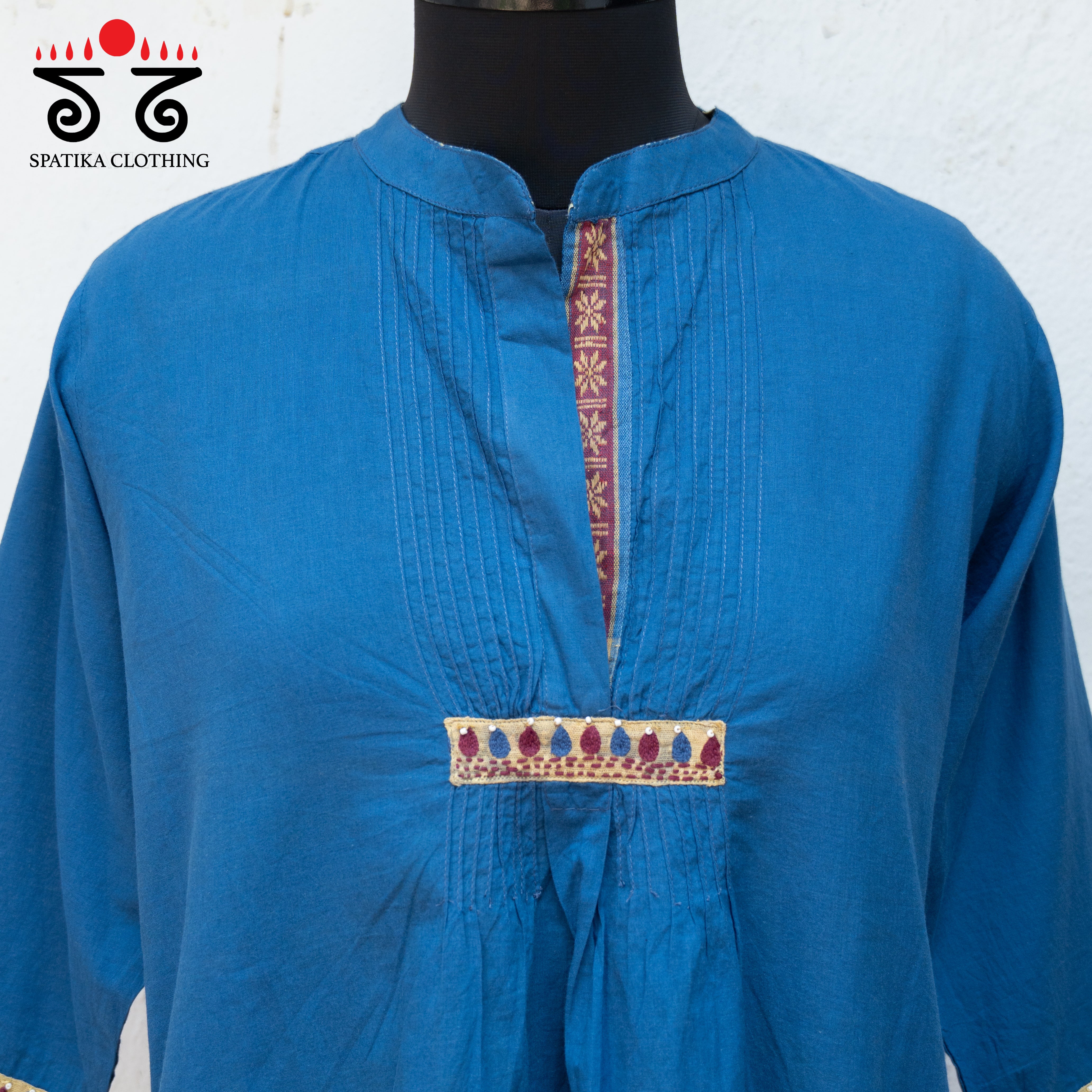 Ponduru Handembroiderd Womens Tunic
