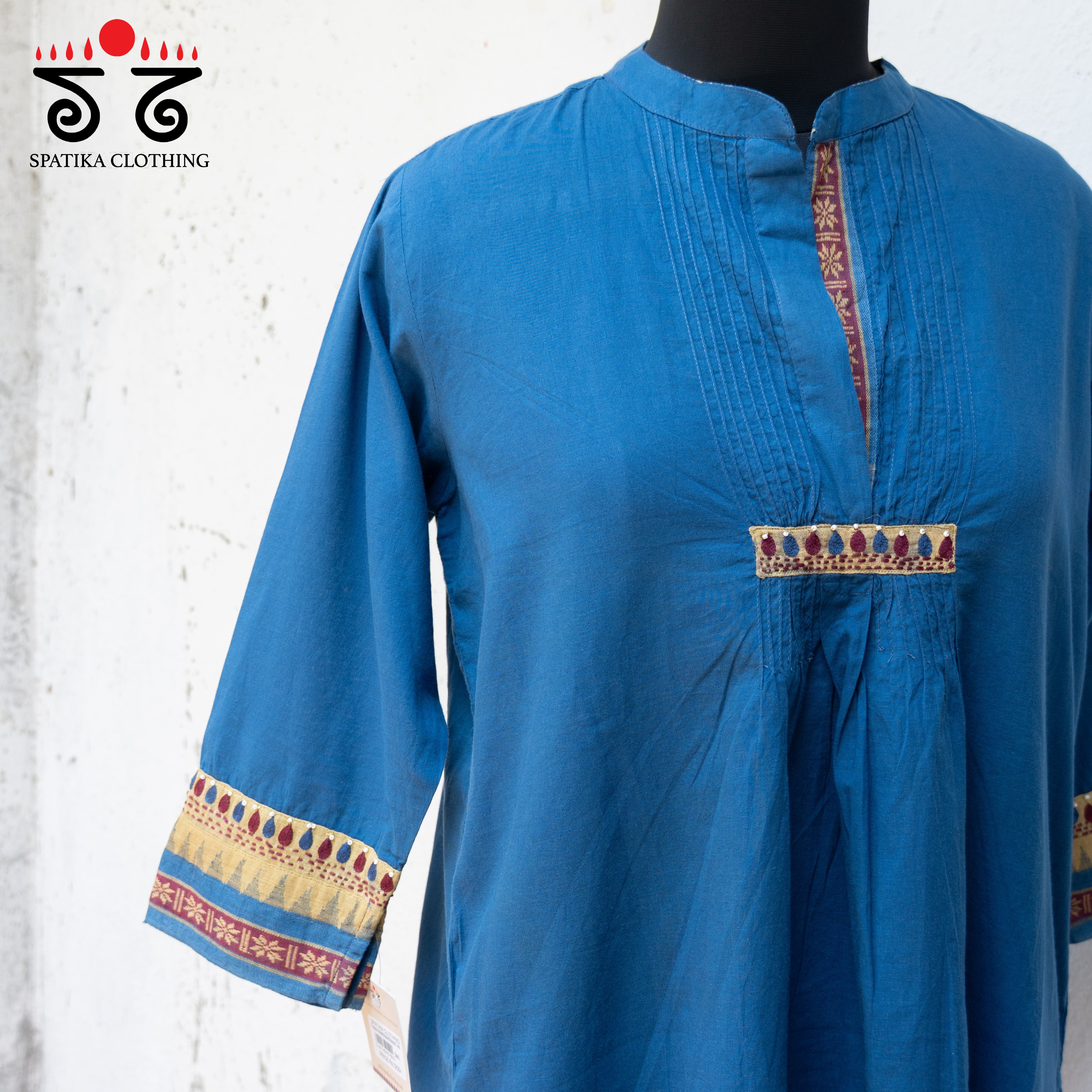 Ponduru Handembroiderd Womens Tunic