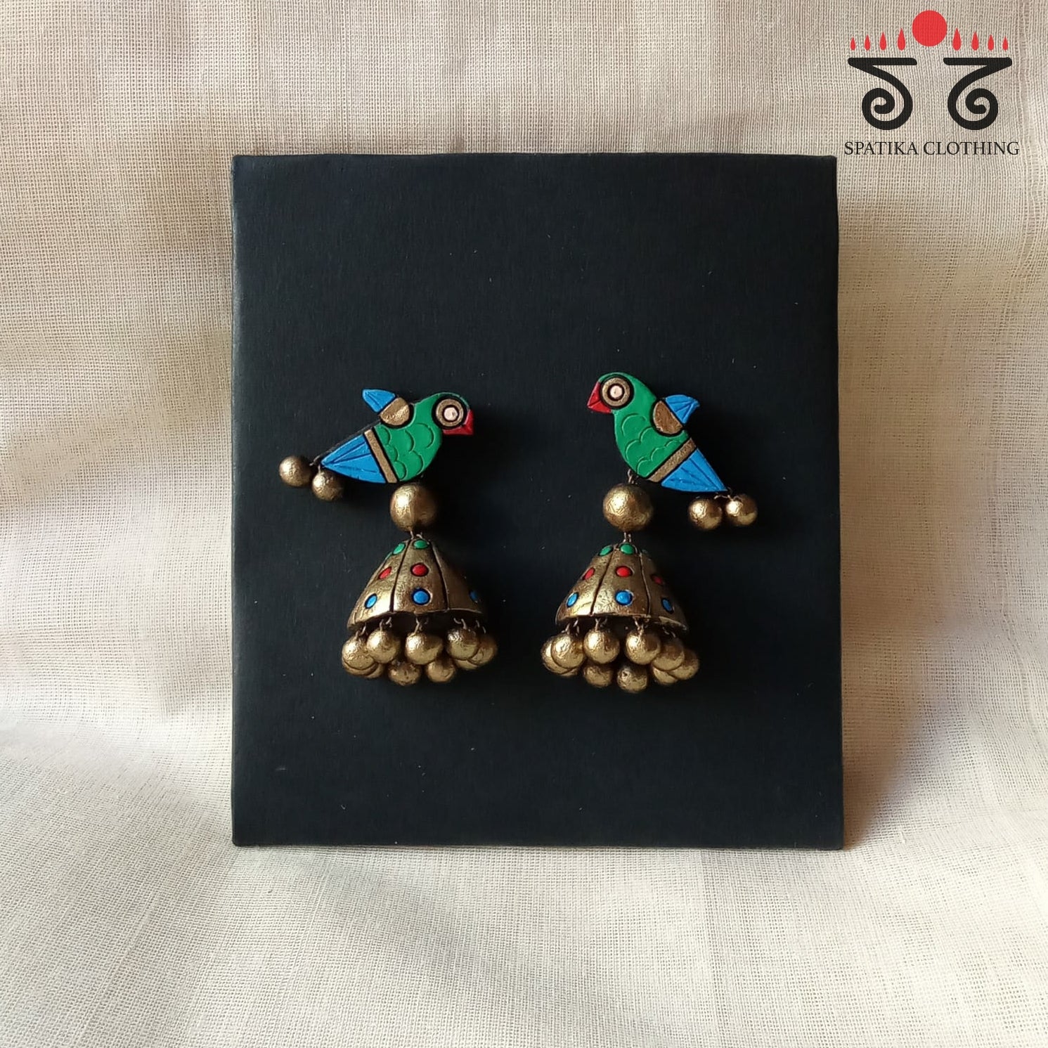 The Kili Jhumka - Terracotta