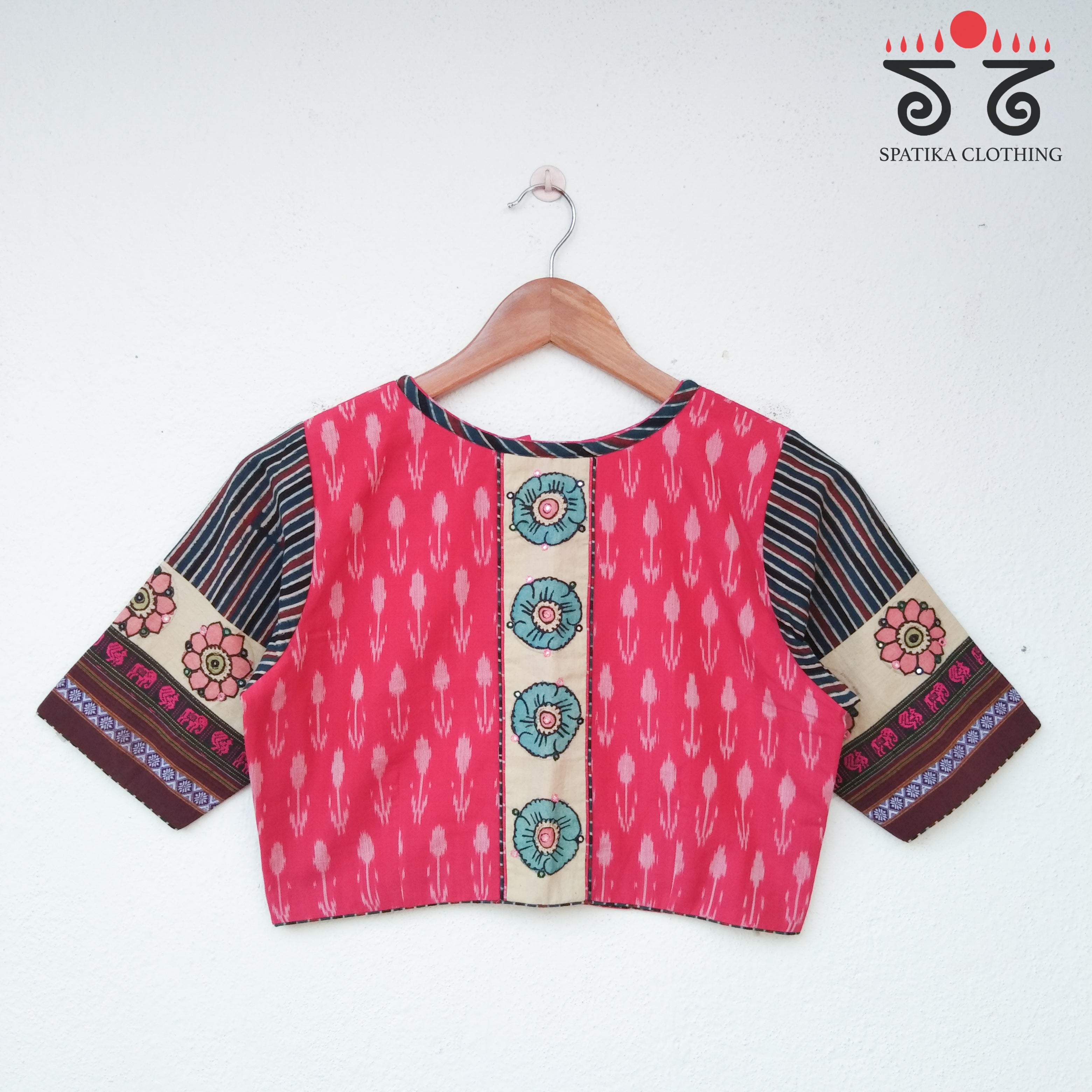 The Ikat - Pen Kalamkari Blouse