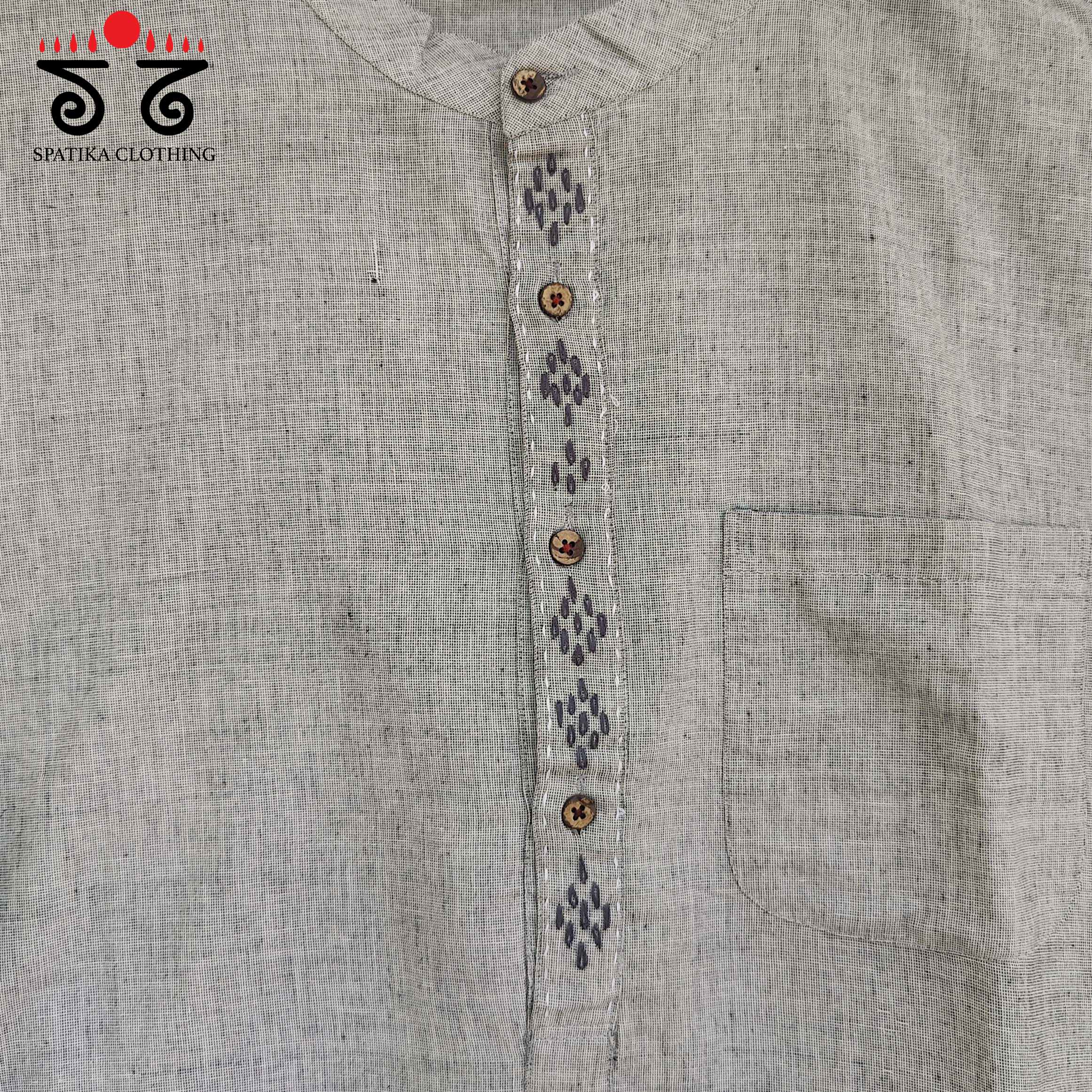 Men's Handwoven Cotton Kurta