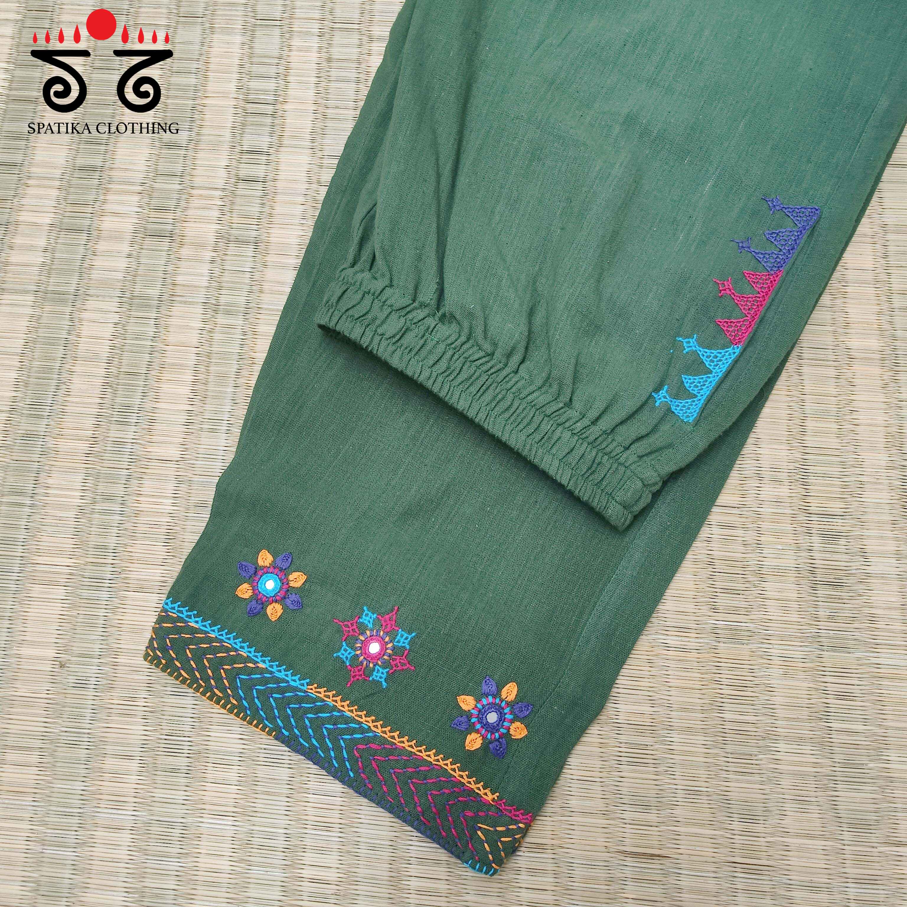 Lambani Hand Embroidered Women's Pant