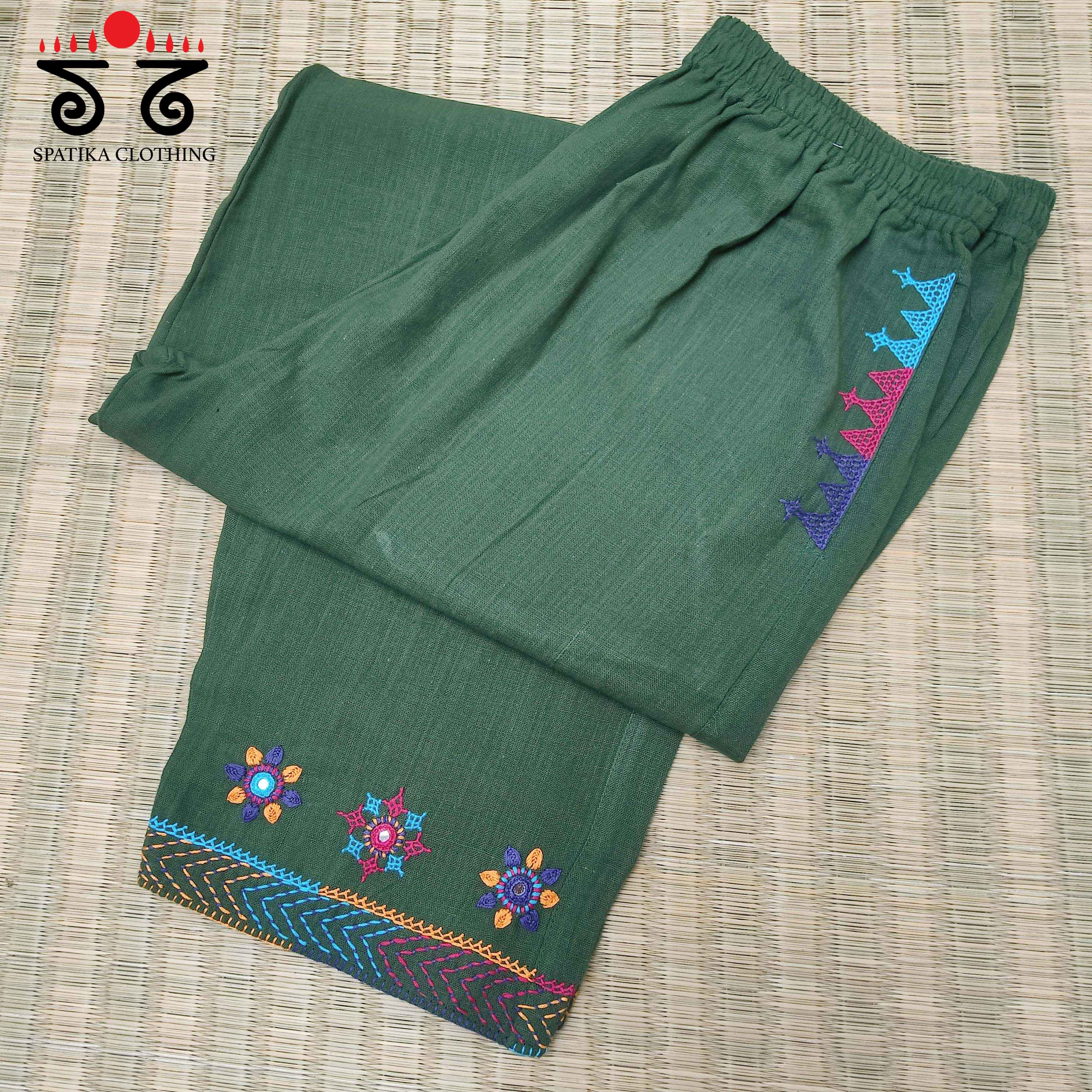 Lambani Hand Embroidered Women's Pant