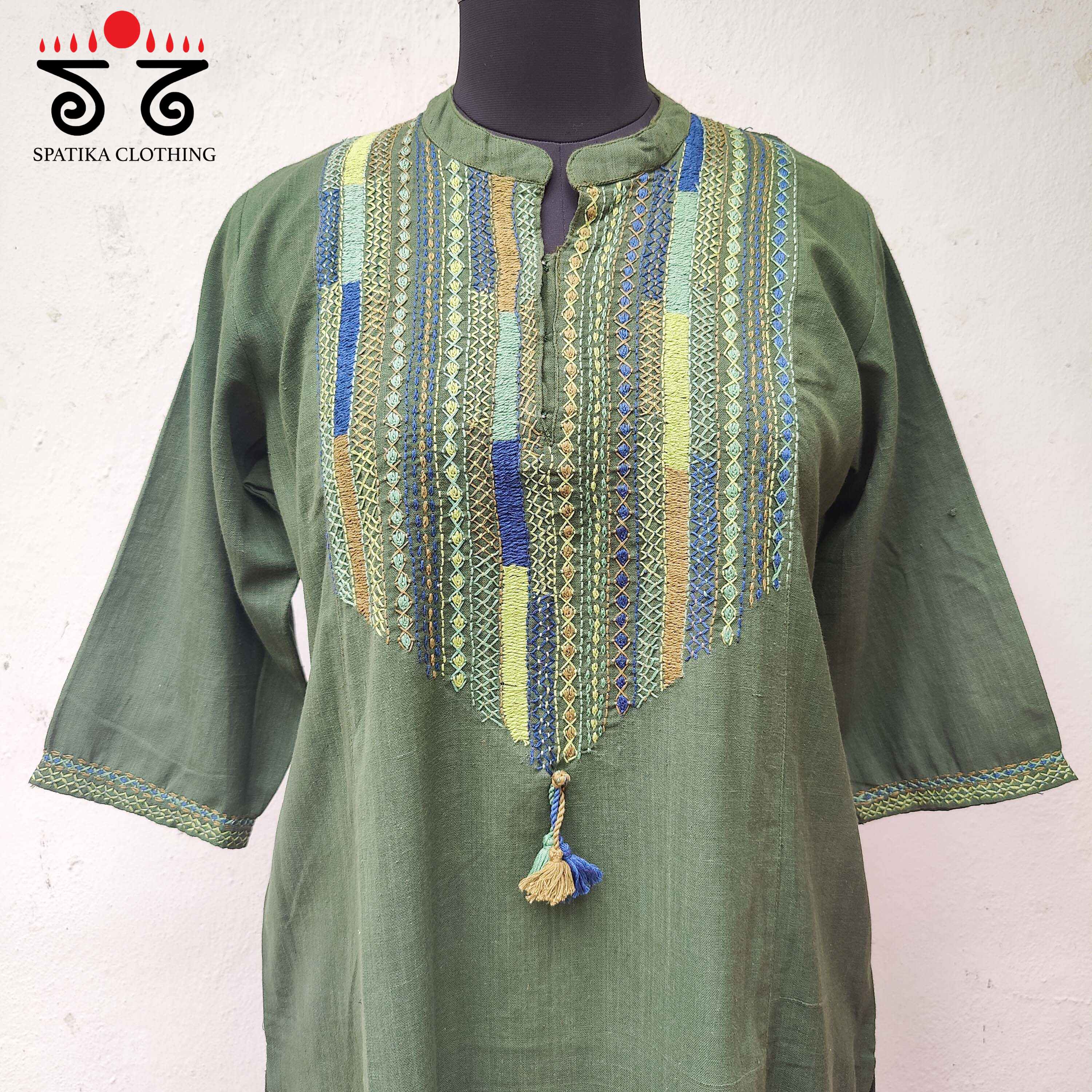 Lambani Hand Embroidered Kurta