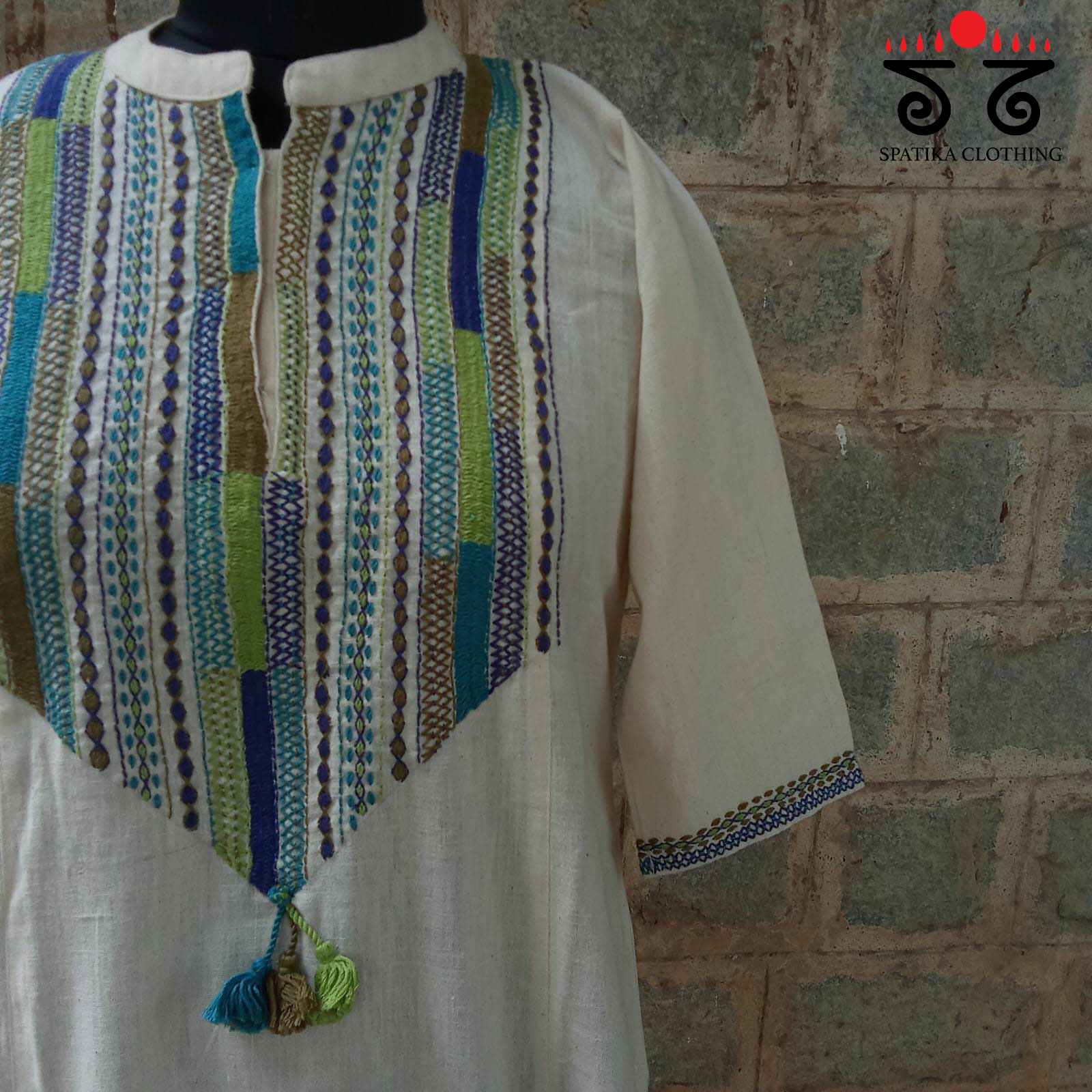 Lambani Hand Embroidered Kurta