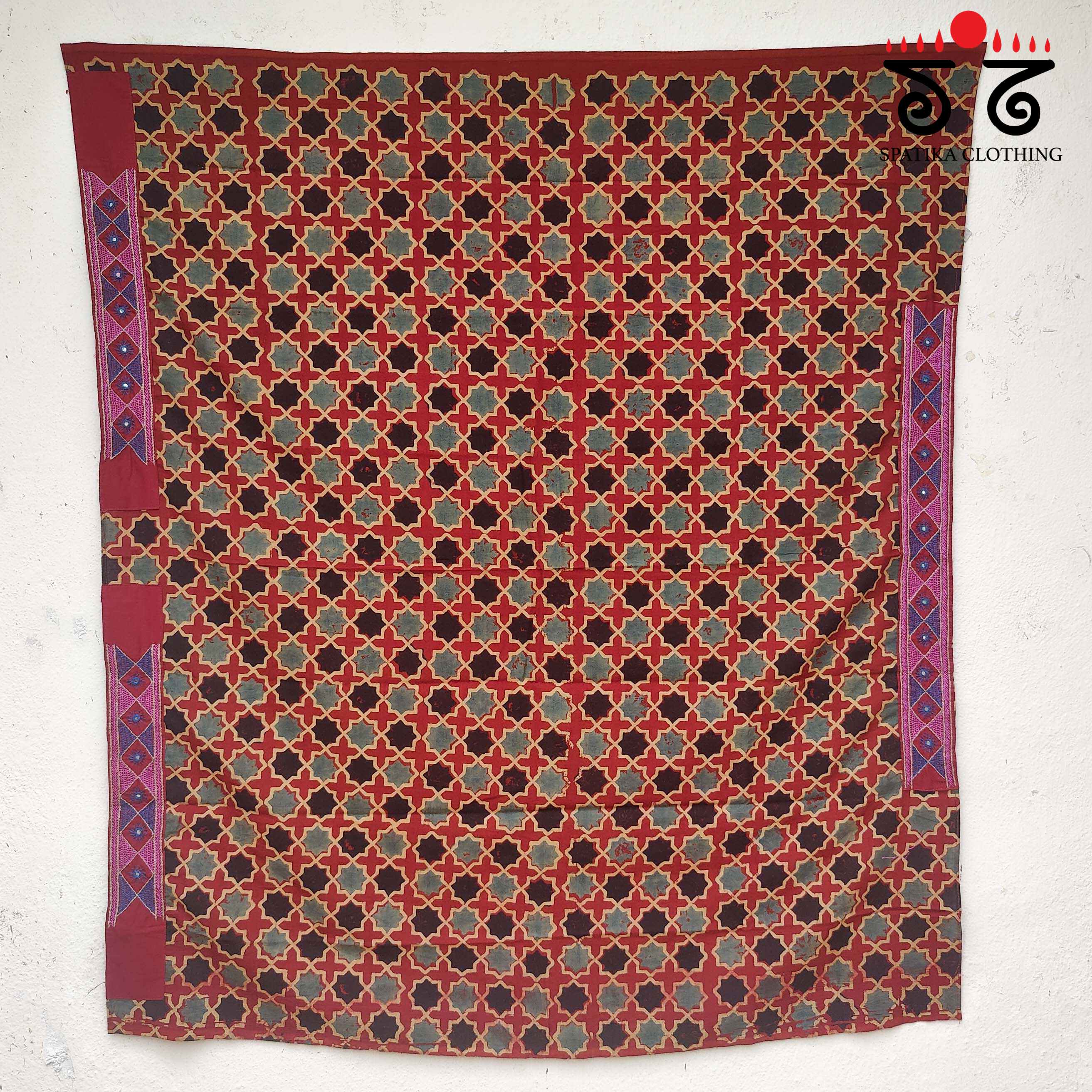 Banjara Handembroidery - Ajrakh Blouse Fabric