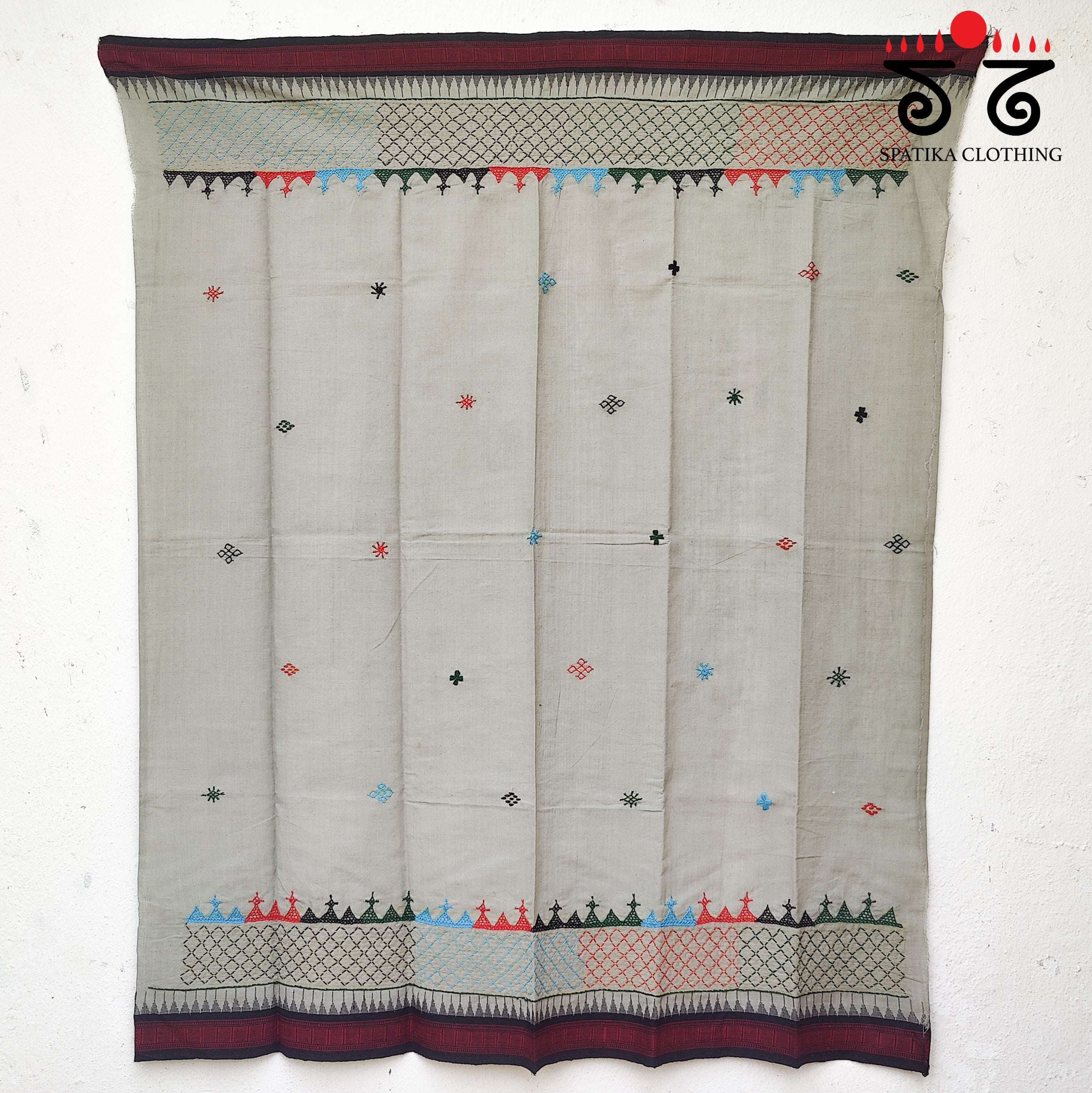 Lambani Handembroidery on Ponduru Blouse Fabric