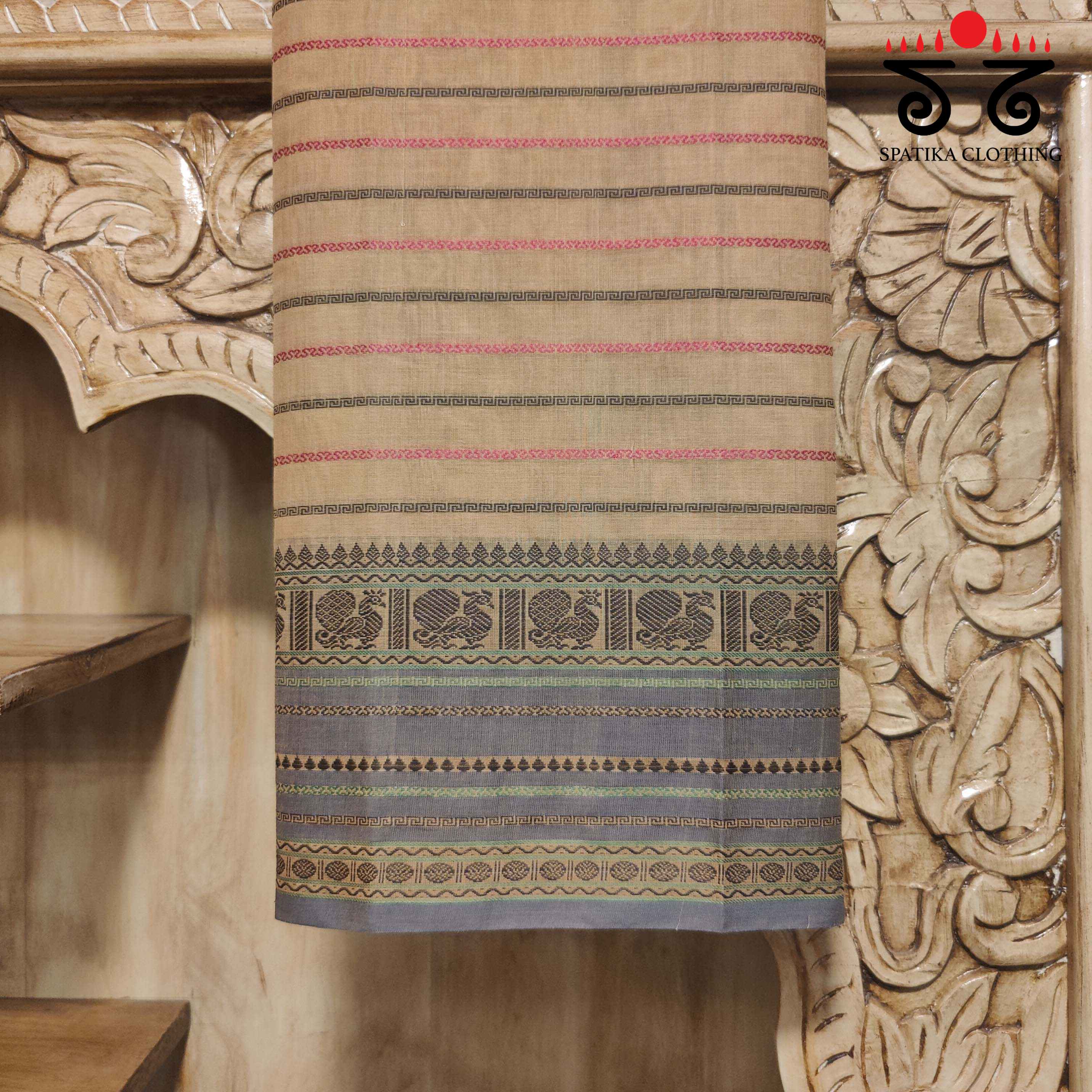 Vintage Kanjivaram Saree in Cotton