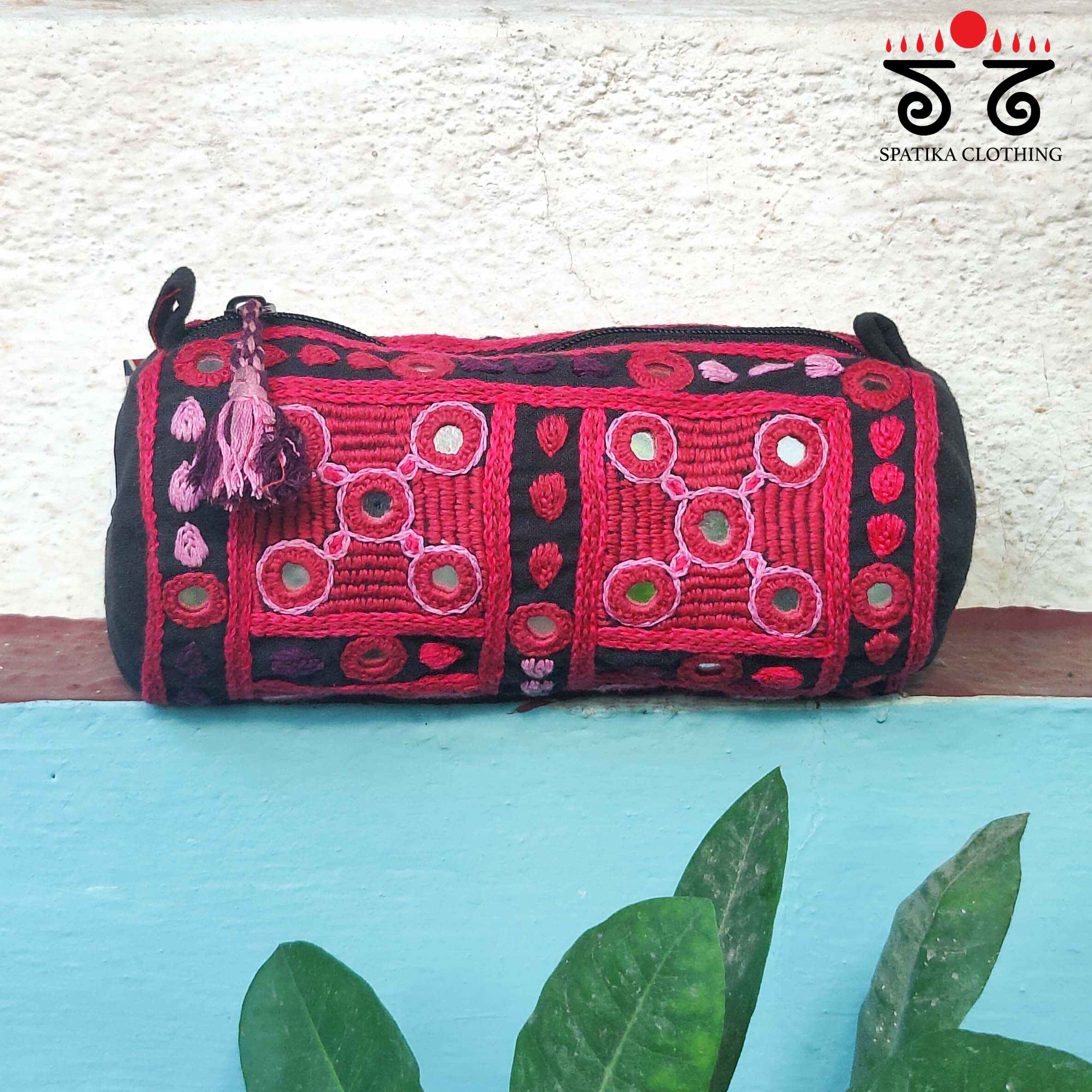 Lambani Hand Embroidered Pouch - Small