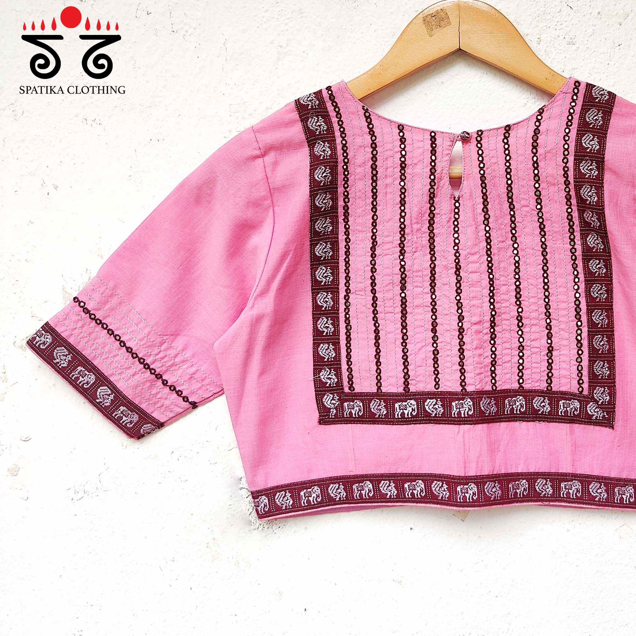 The Mirror Work Blouse - New!