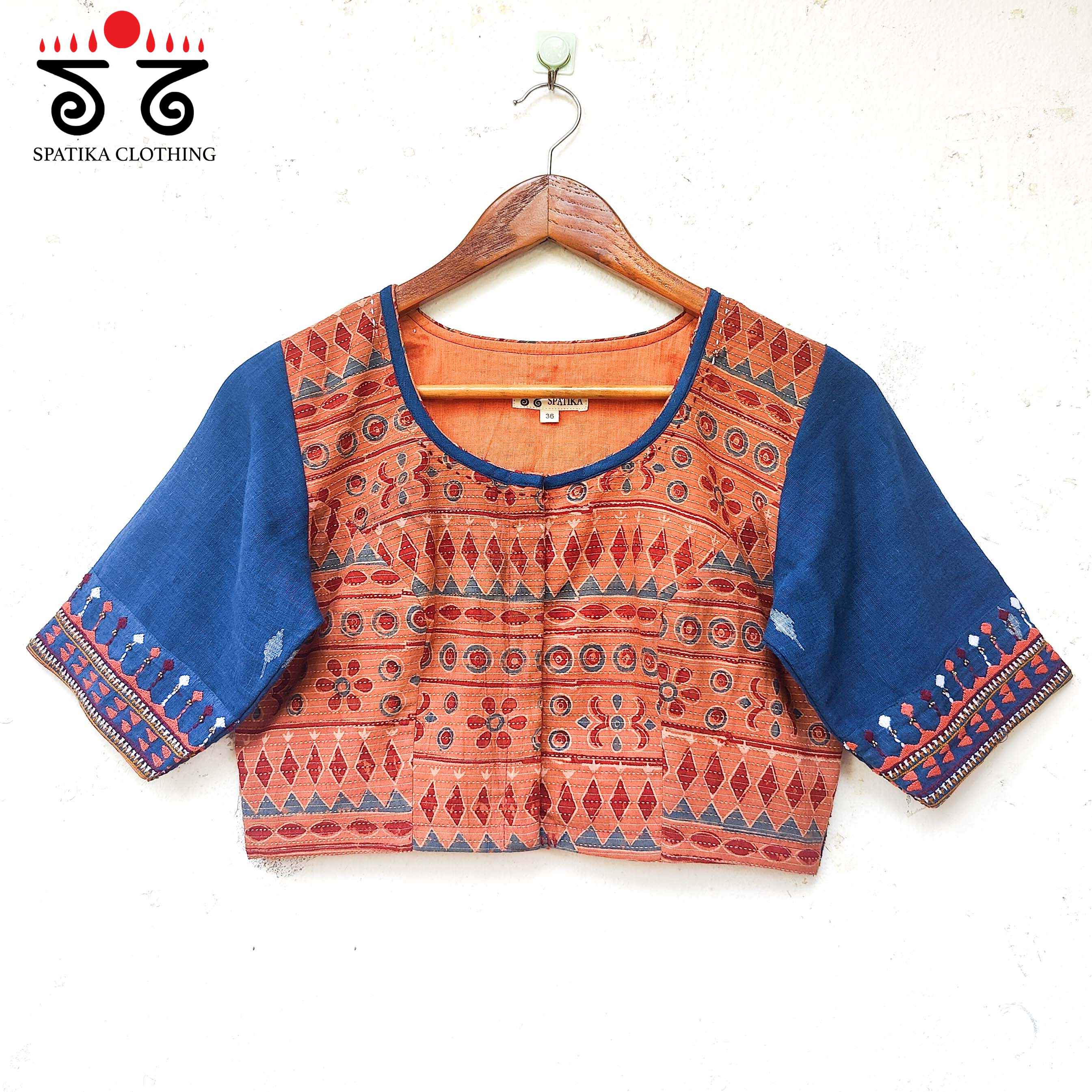 Ajrak Soof Blouse