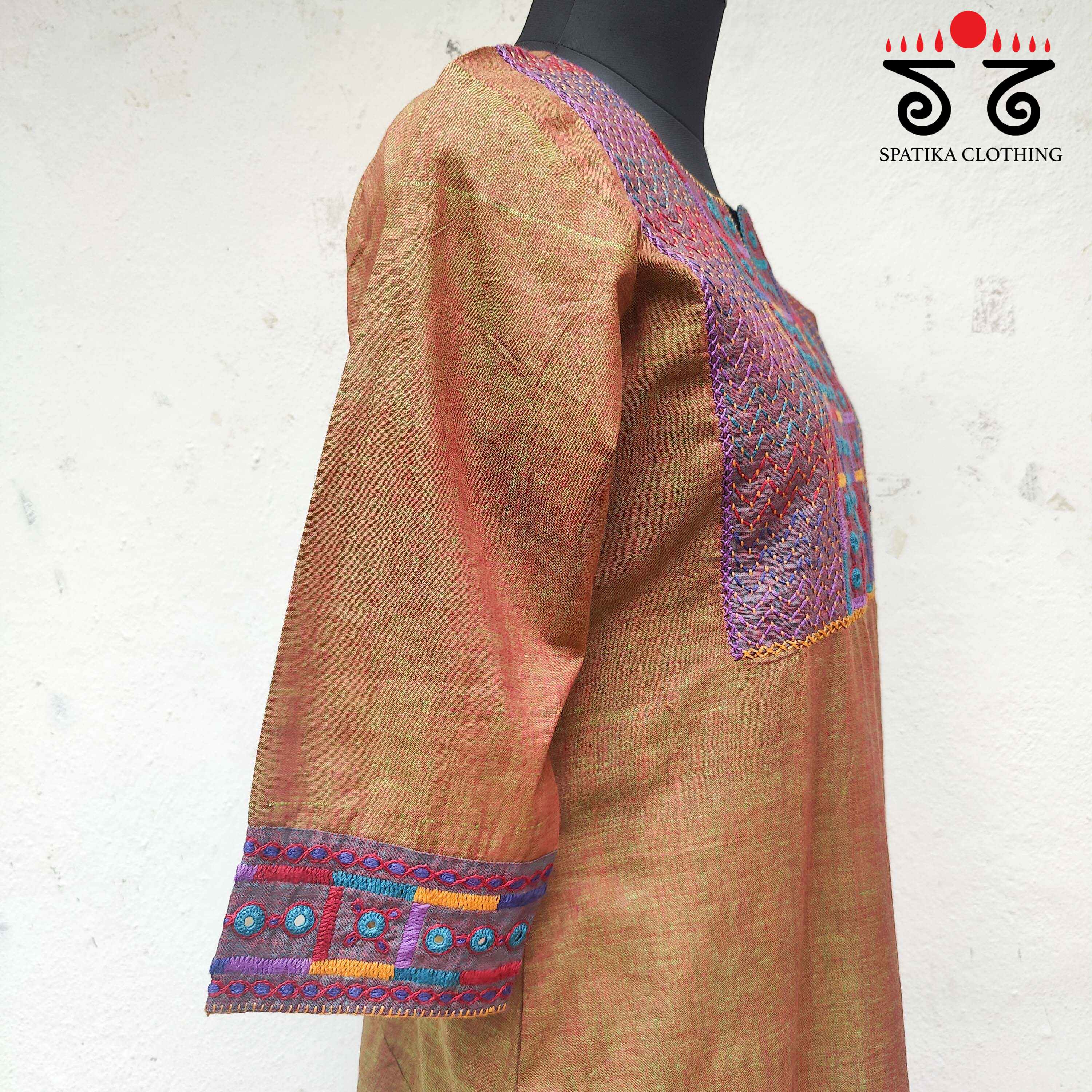 Lambani Hand Embroidered kurta