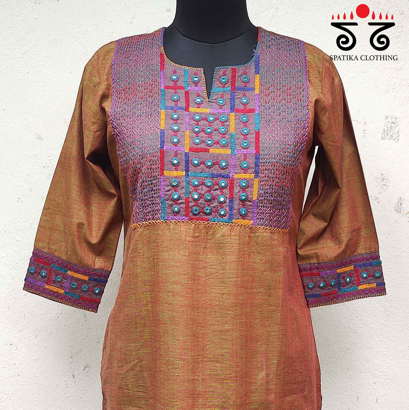 Lambani Hand Embroidered kurta