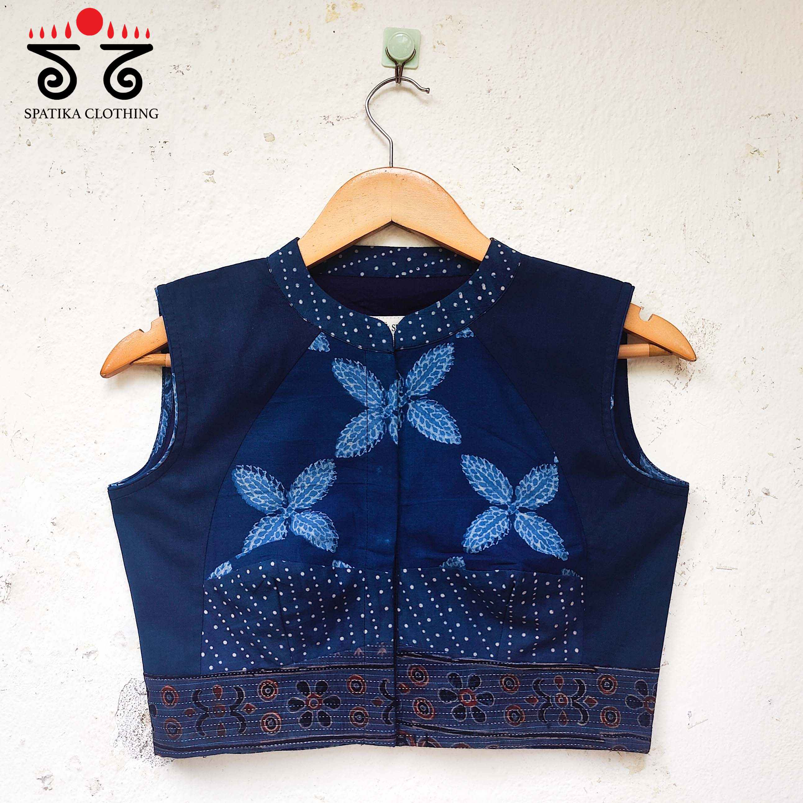 The Katori Blouse - Indigo
