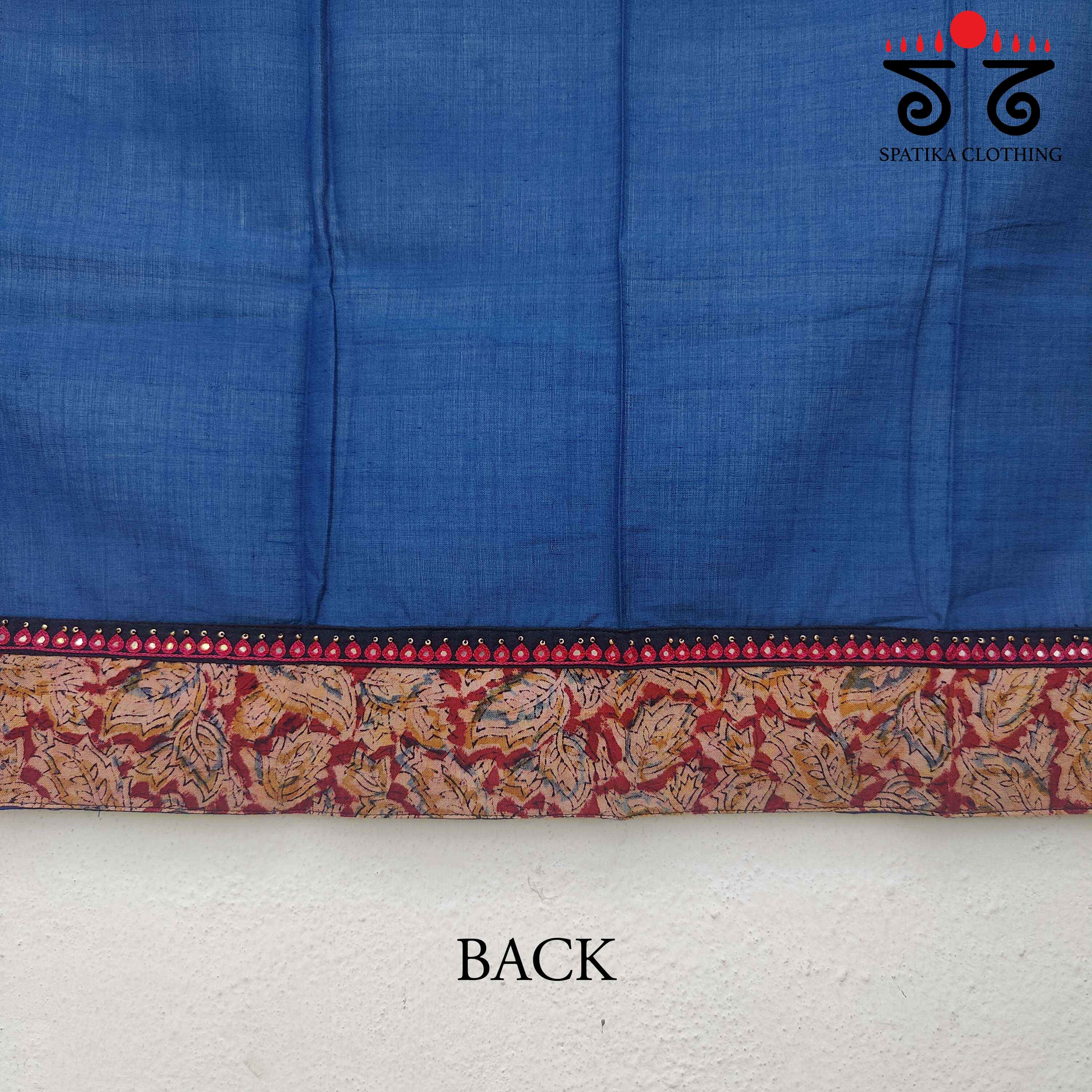 Kalamkari Hand Embroidered Blouse Fabric
