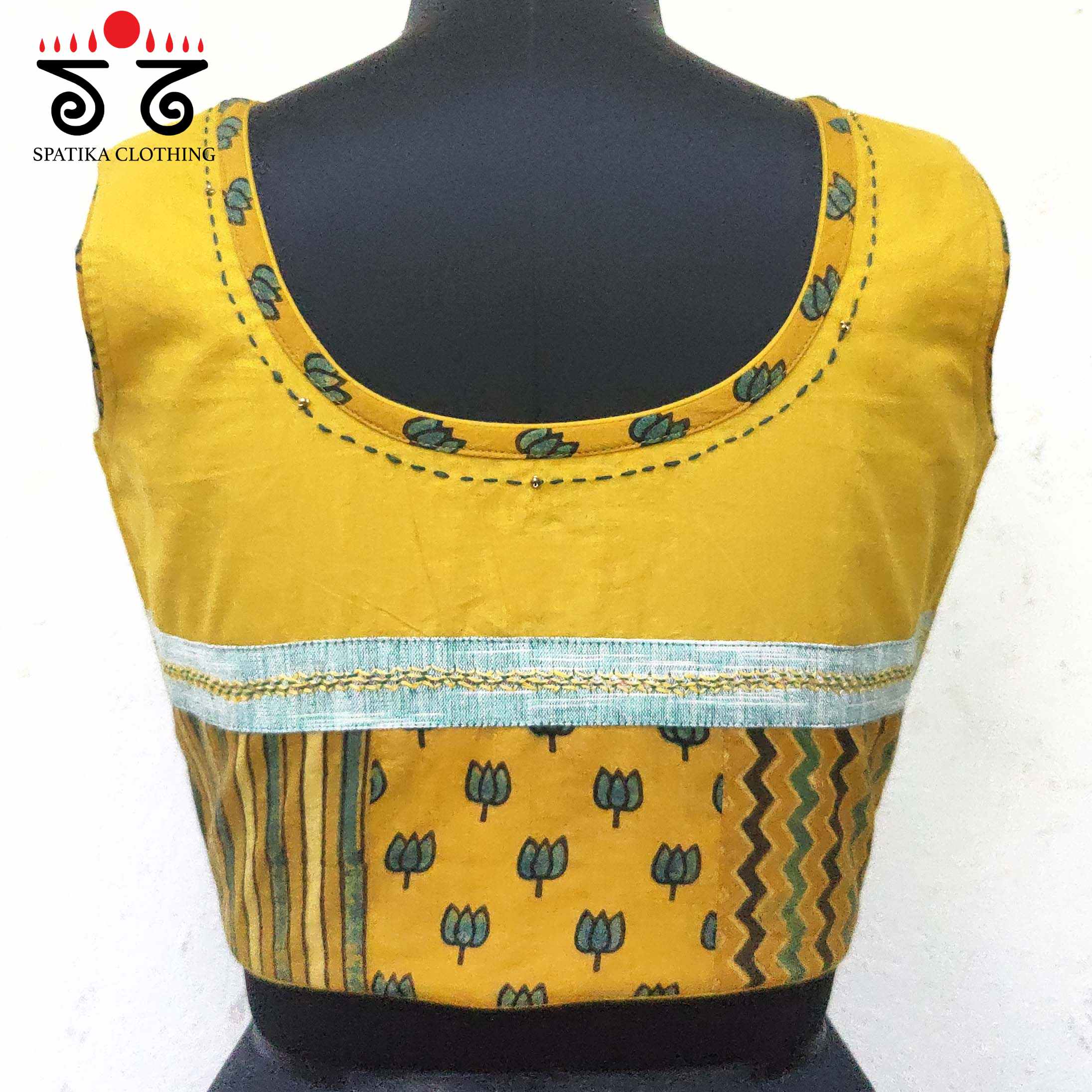 The Ajrak Sleeveless Blouse - New!