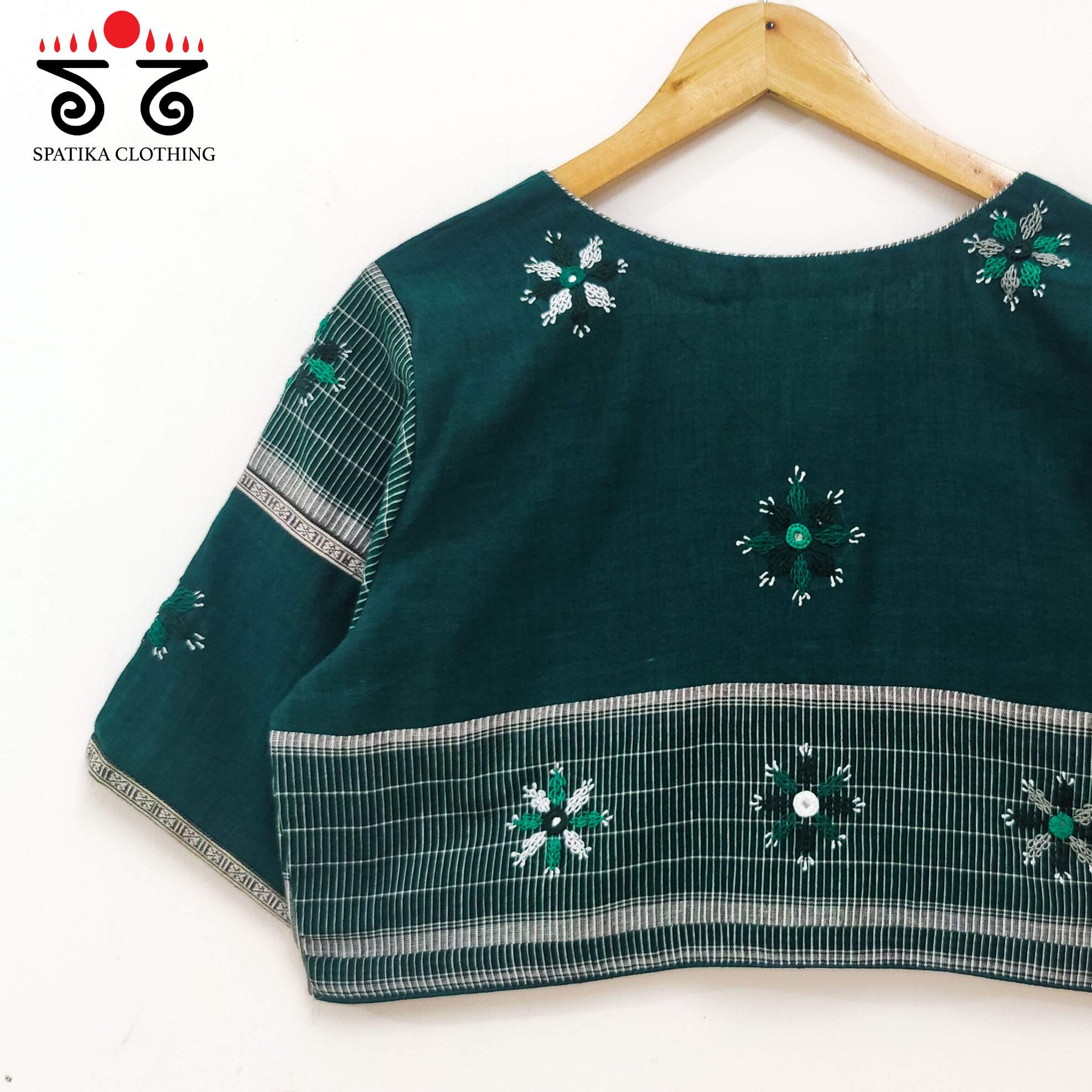 Green Deepa - Handcrafted Blouse