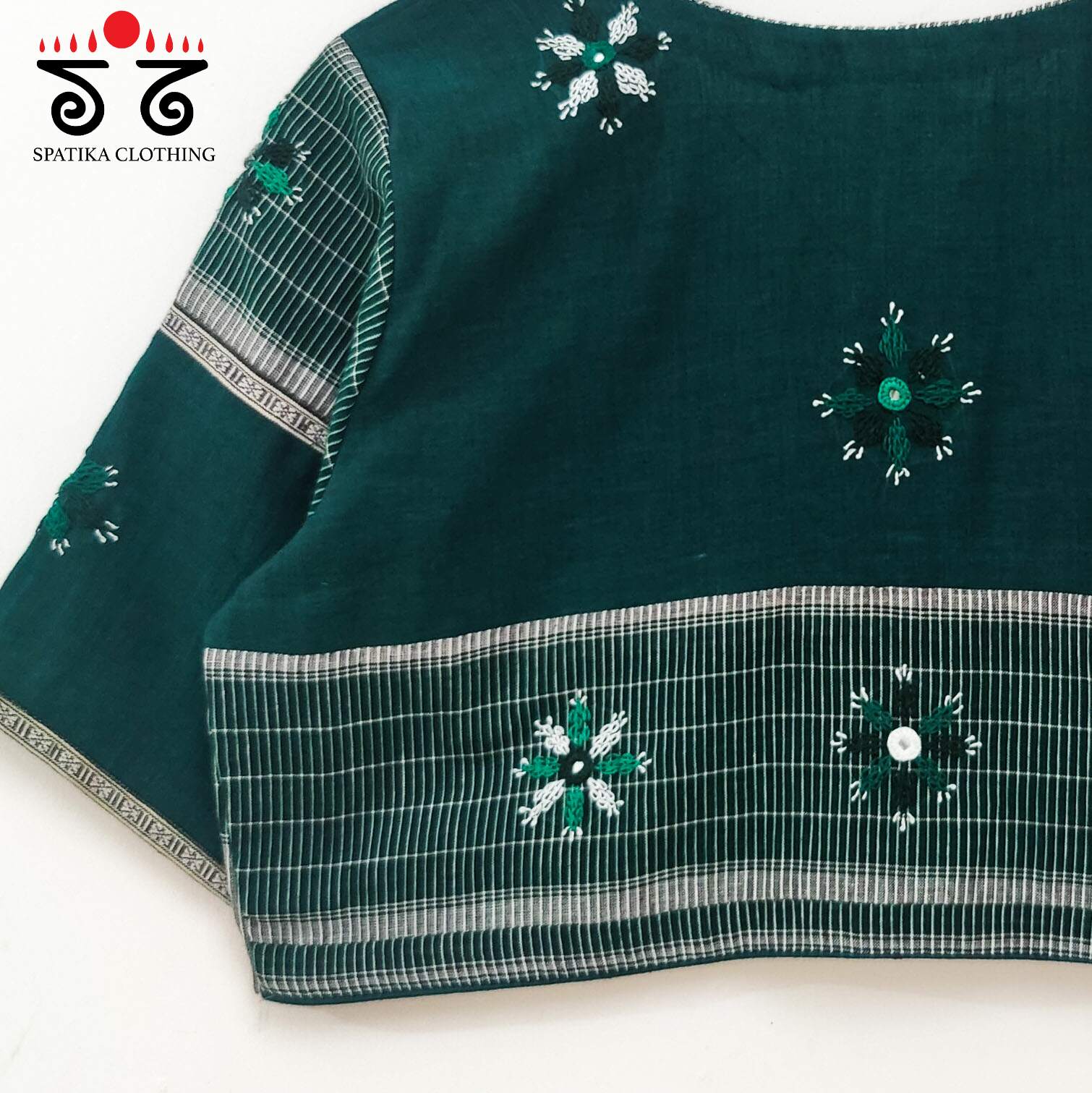 Green Deepa - Handcrafted Blouse