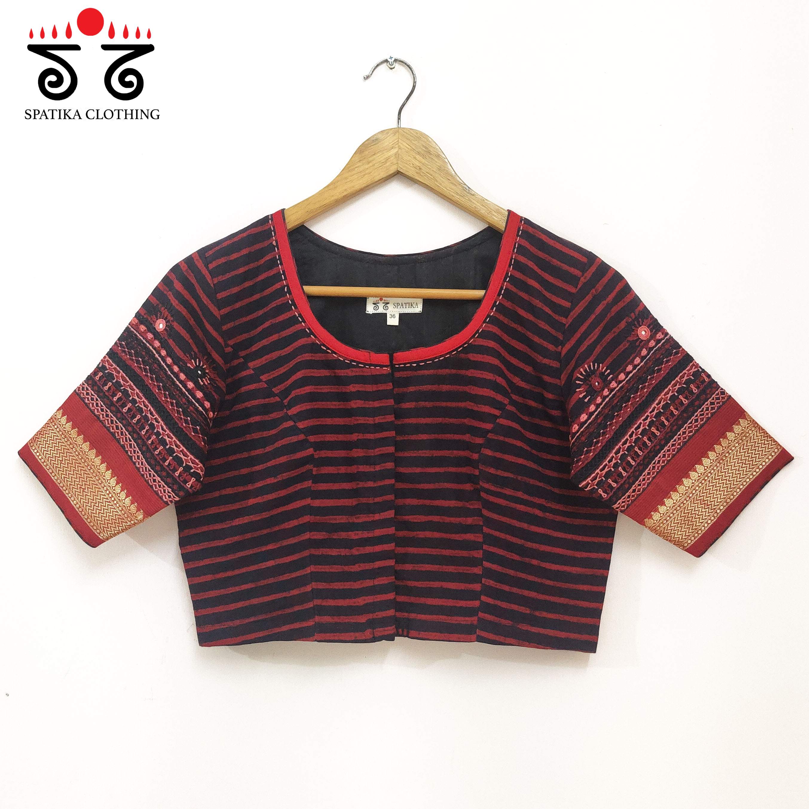 Red Kashi - The Festive Lambani Blouse