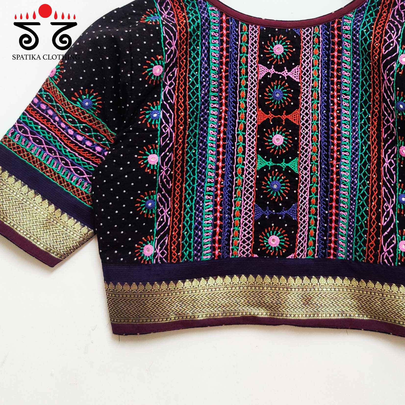 Black Kashi - The Festive Lambani Blouse