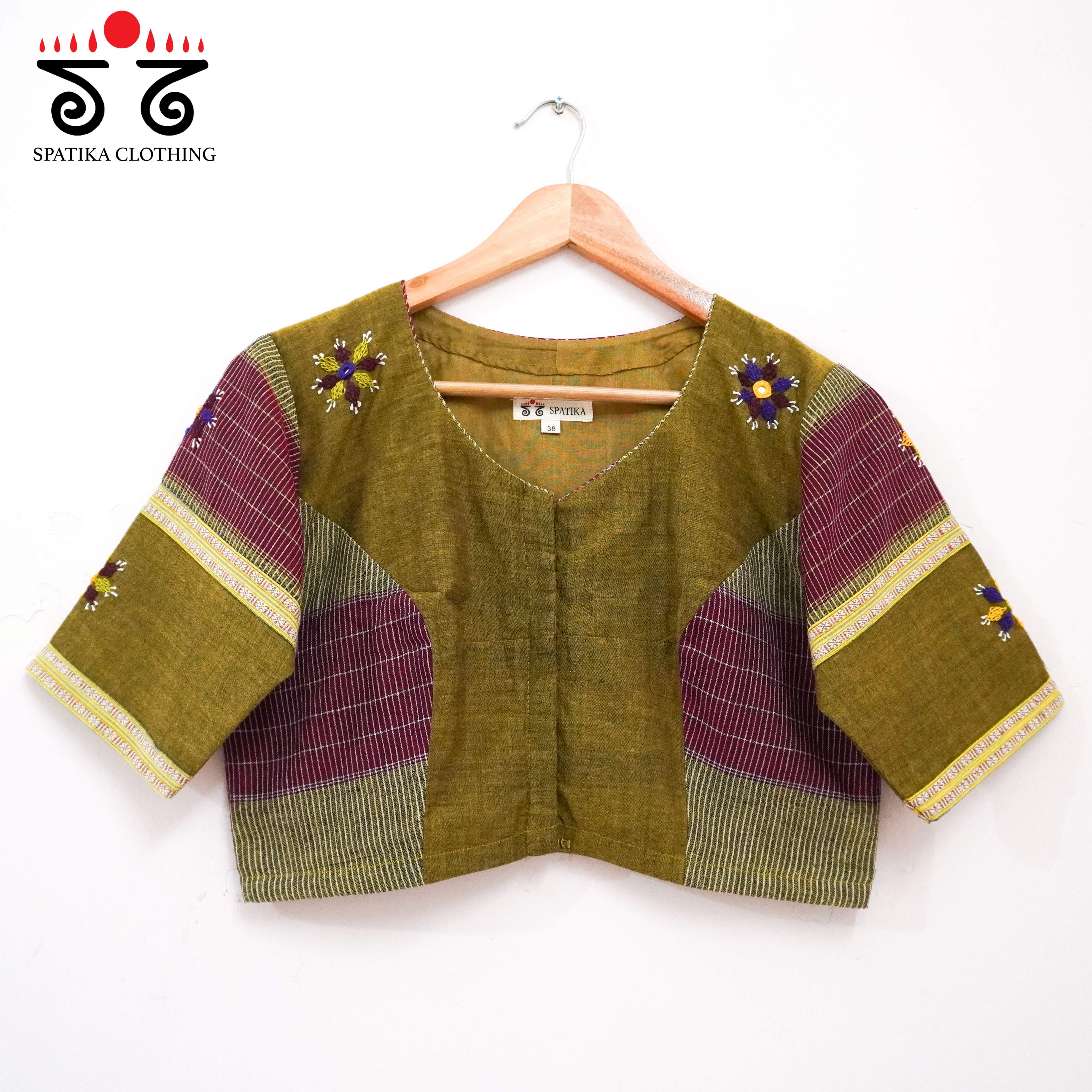 Red Deepa - Handcrafted Blouse