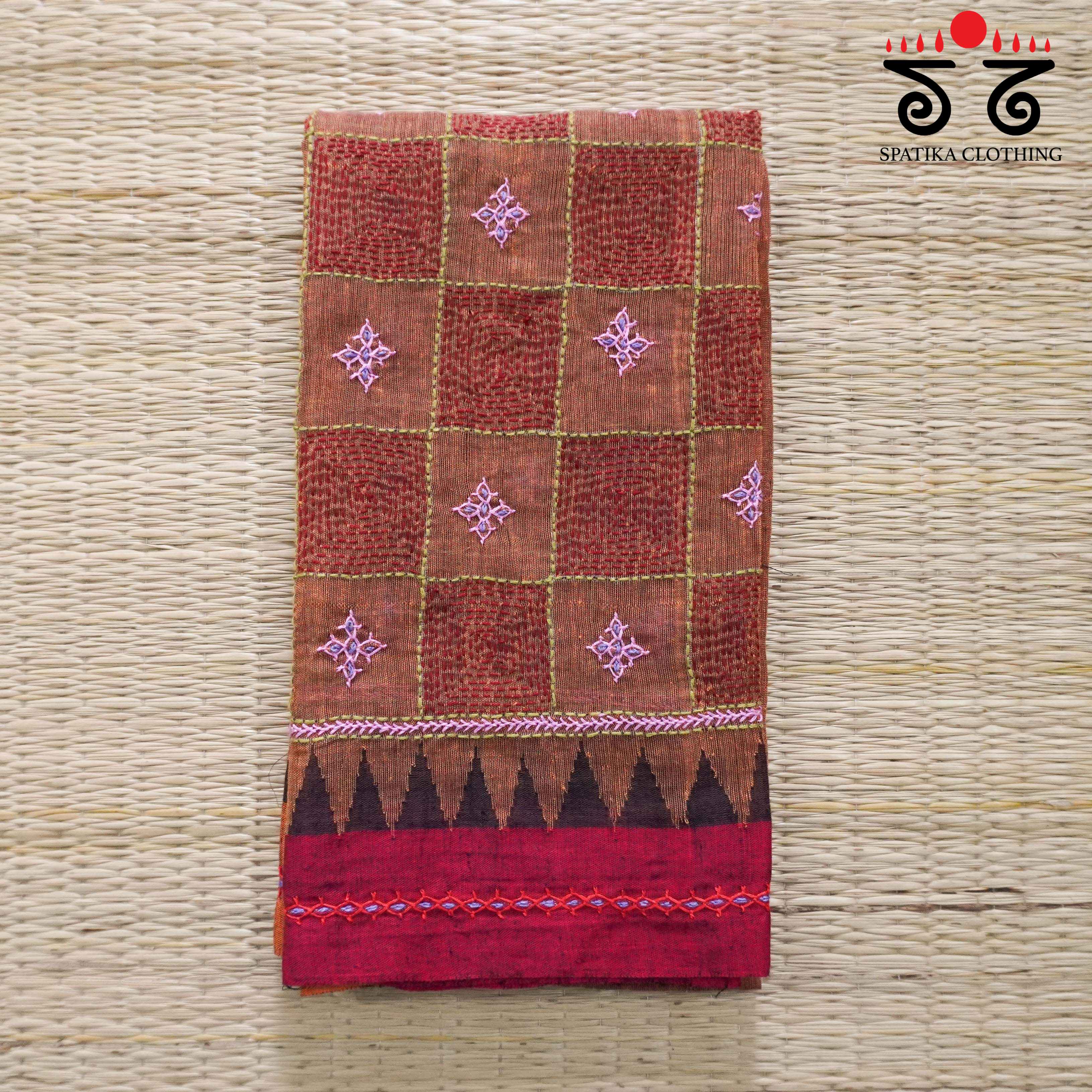 Banjara Hand Embroidered Andhra Cotton Blouse Fabric