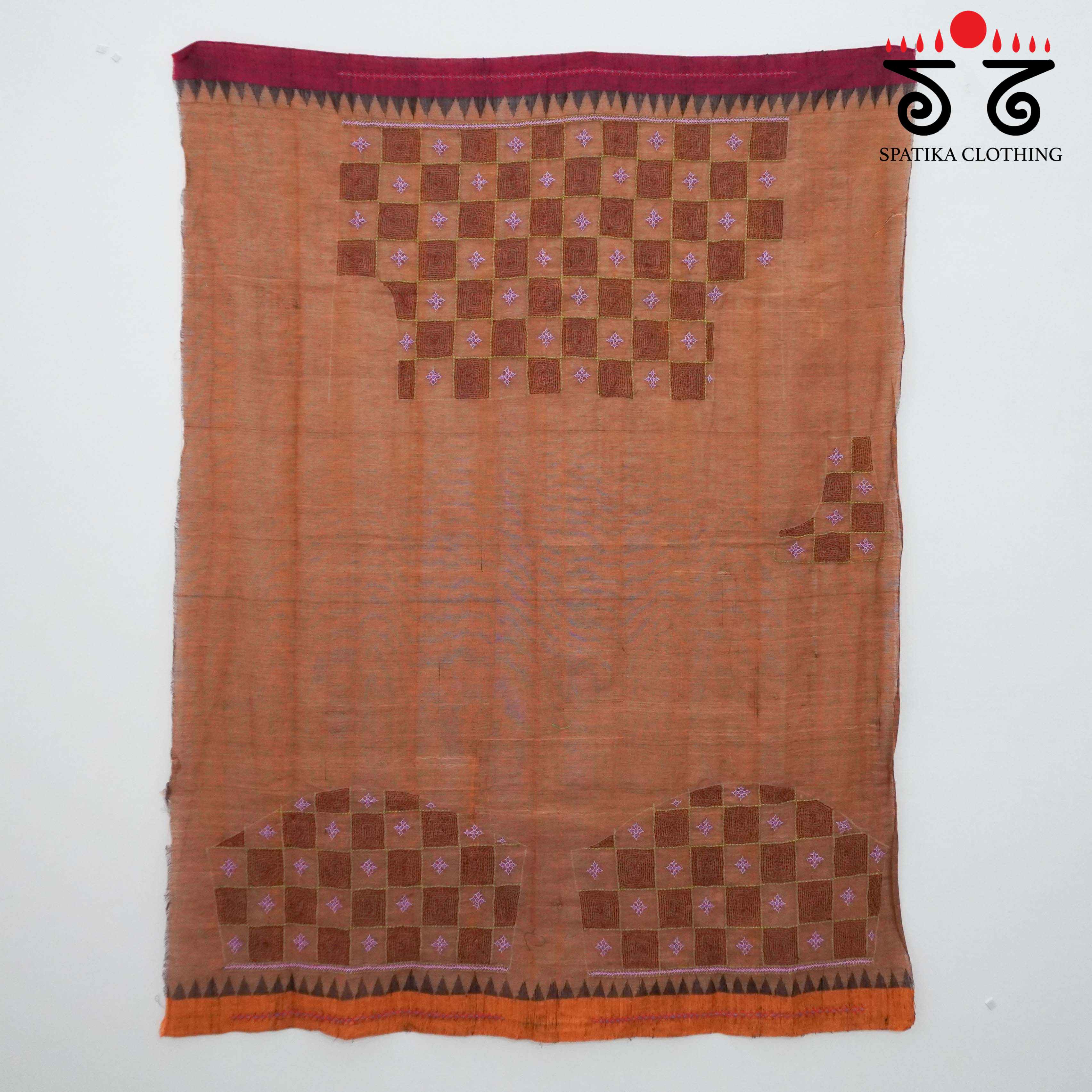 Banjara Hand Embroidered Andhra Cotton Blouse Fabric