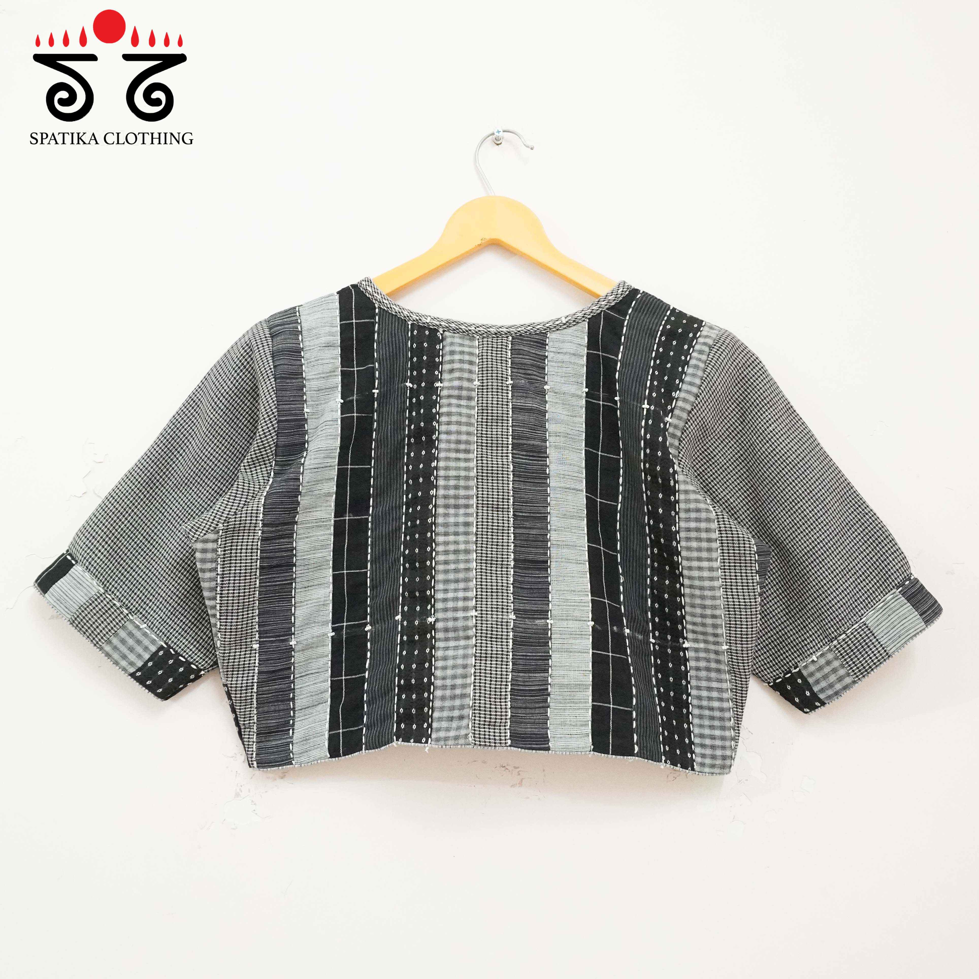 The Monochrome Black & White Blouse