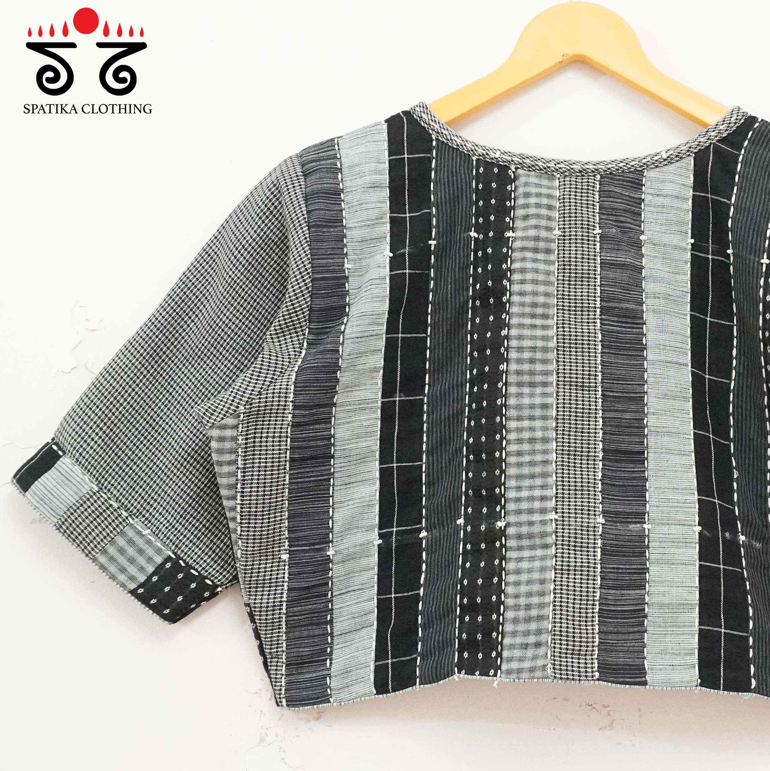 The Monochrome Black & White Blouse
