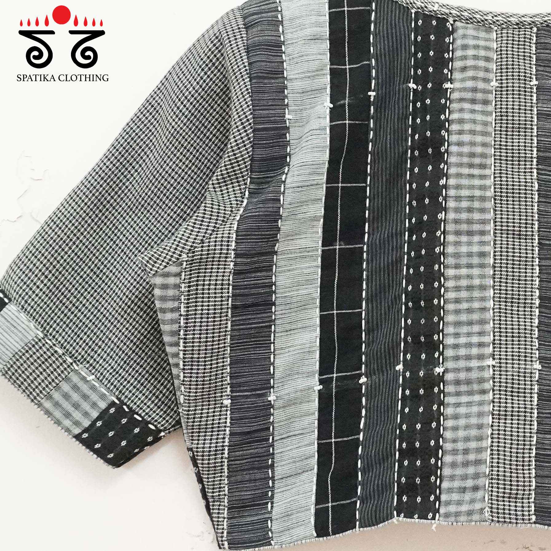 The Monochrome Black & White Blouse