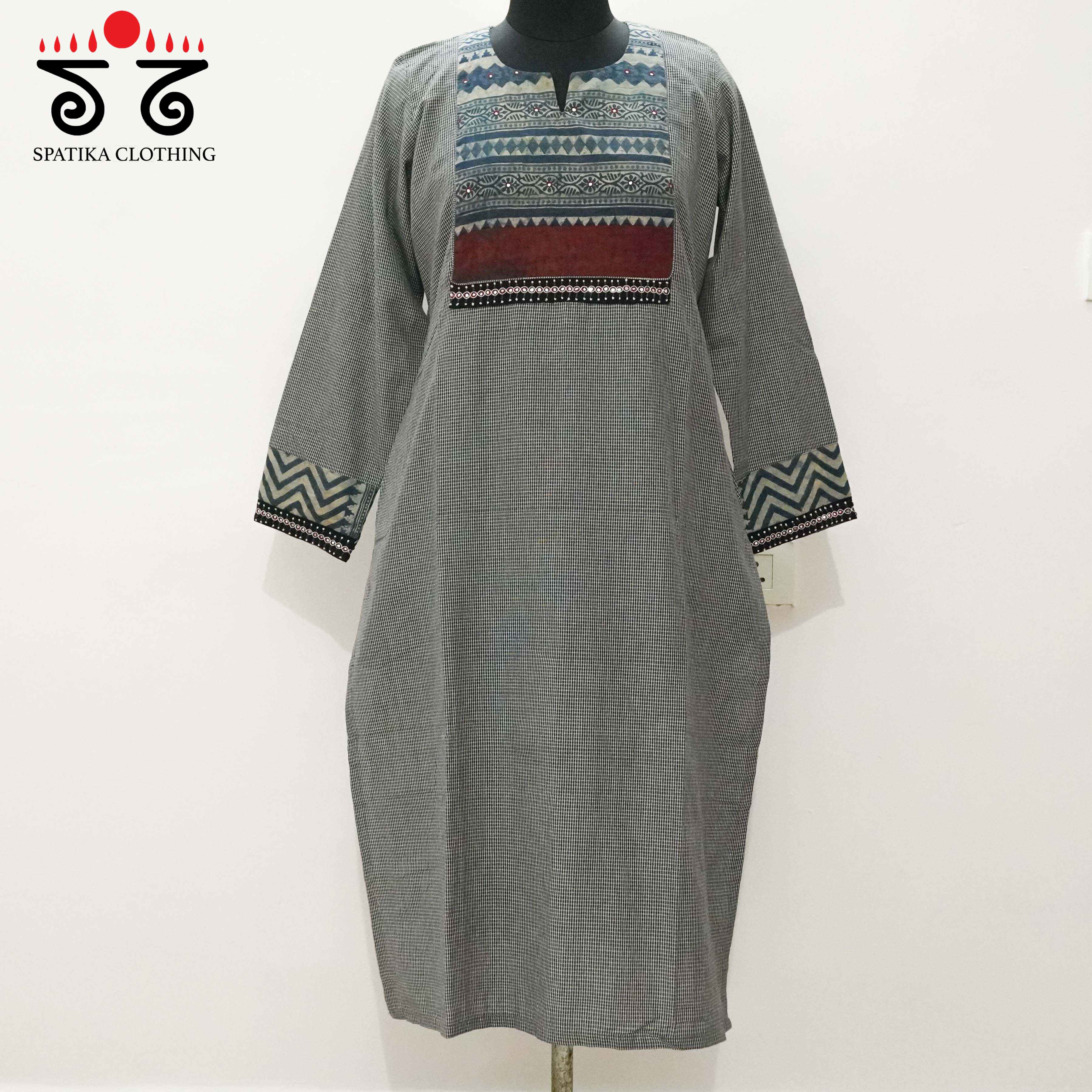 Ajrak Hand - Block Printed Revival Kurta