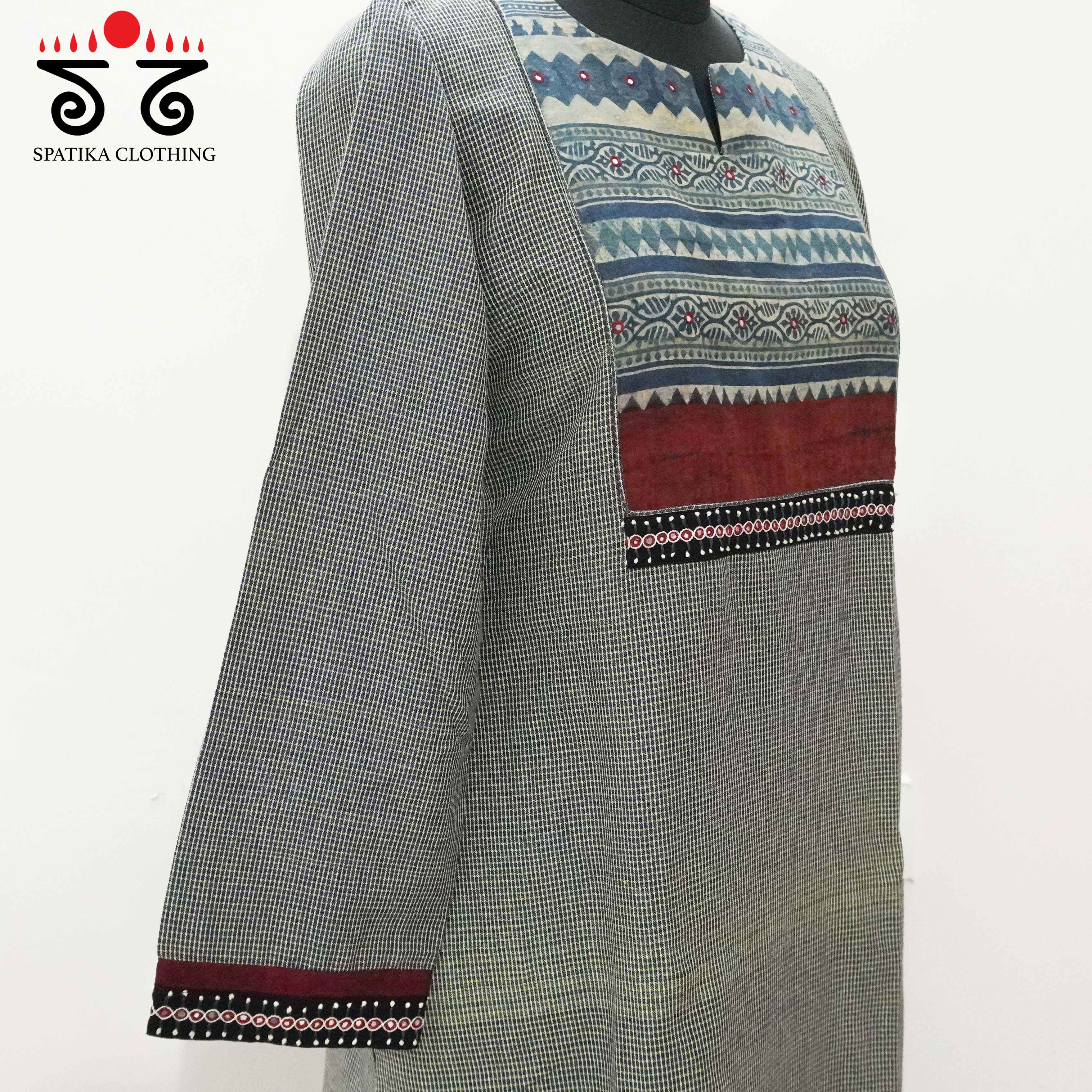 Ajrak Hand - Block Printed Revival Kurta