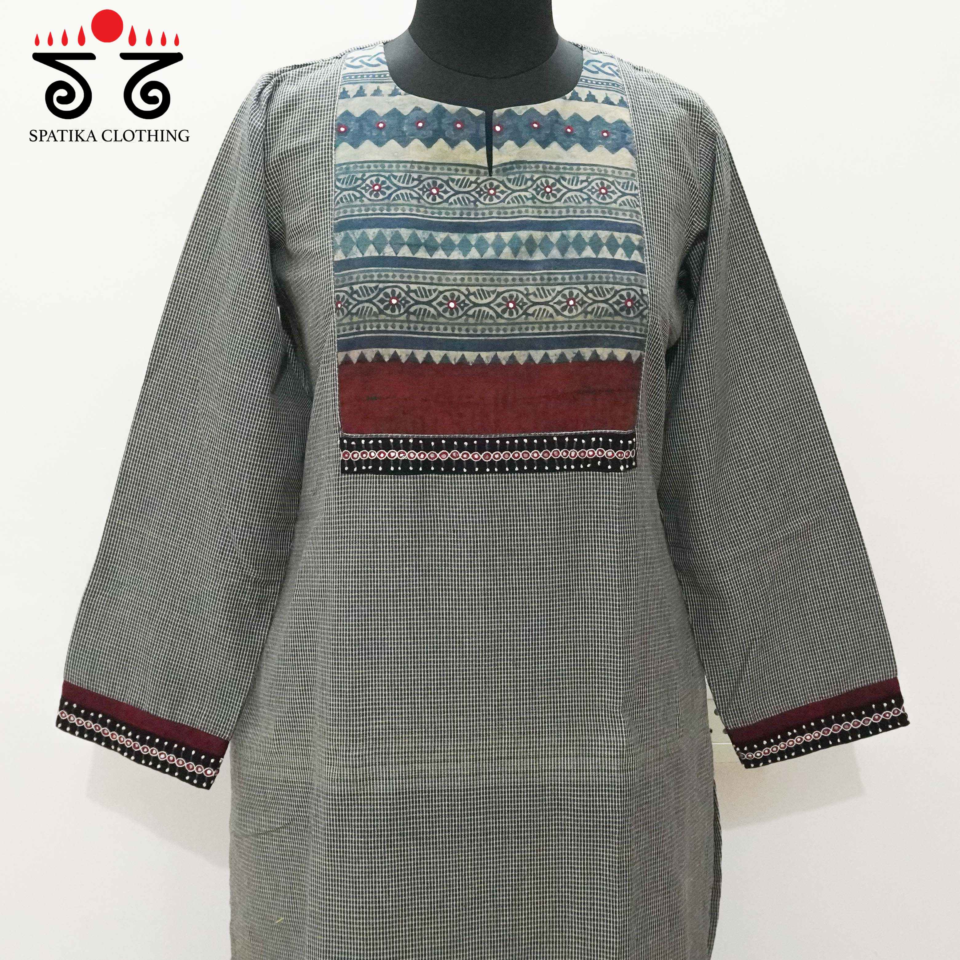 Ajrak Hand - Block Printed Revival Kurta