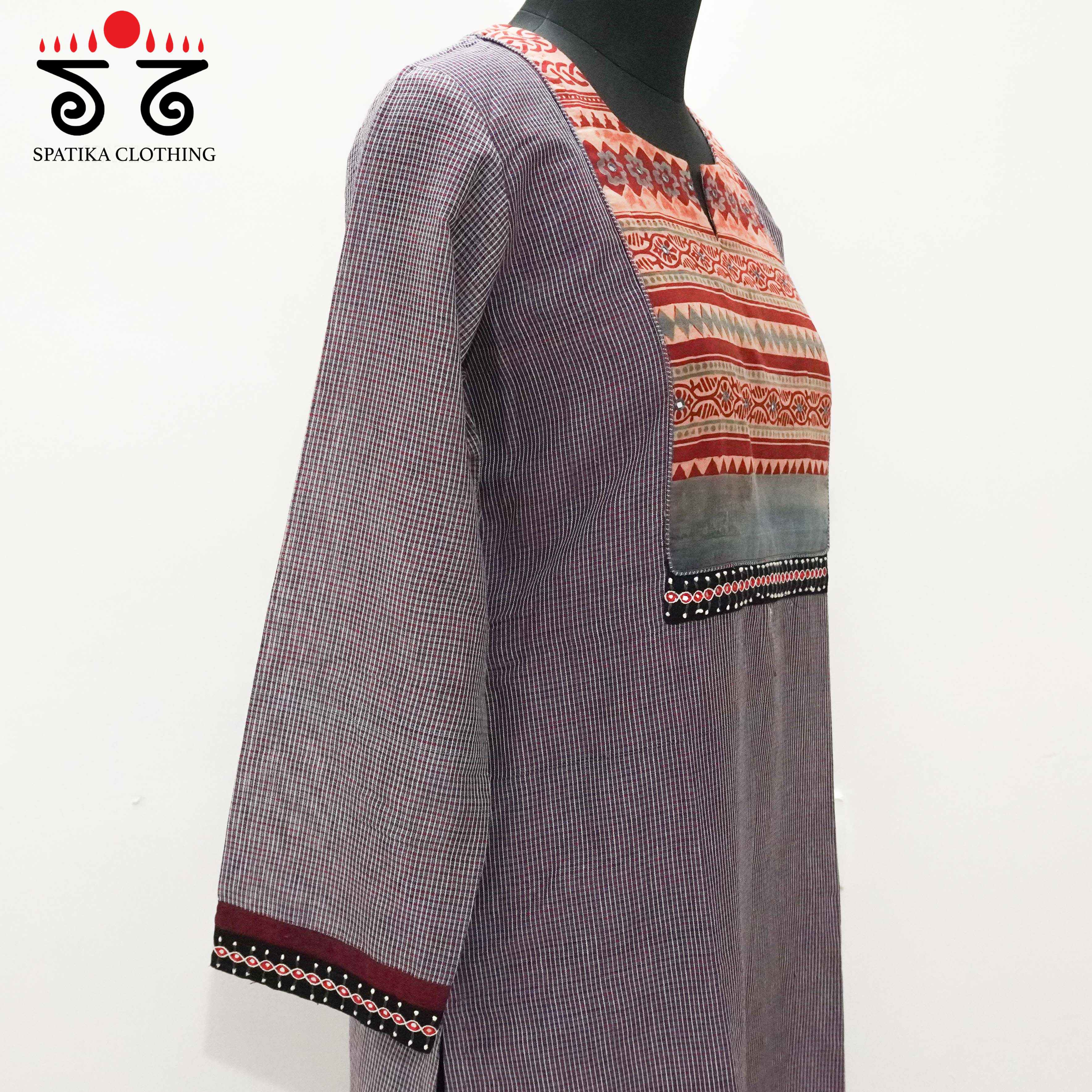 Ajrak Hand - Block Printed Revival Kurta