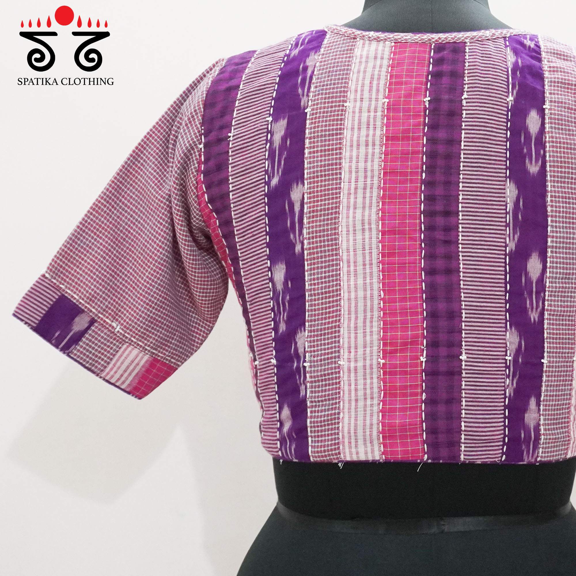 The Monochrome Purple Blouse
