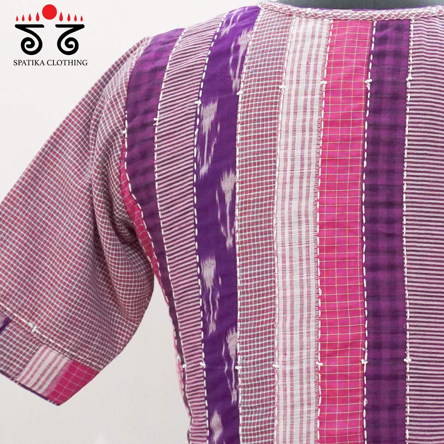 The Monochrome Purple Blouse