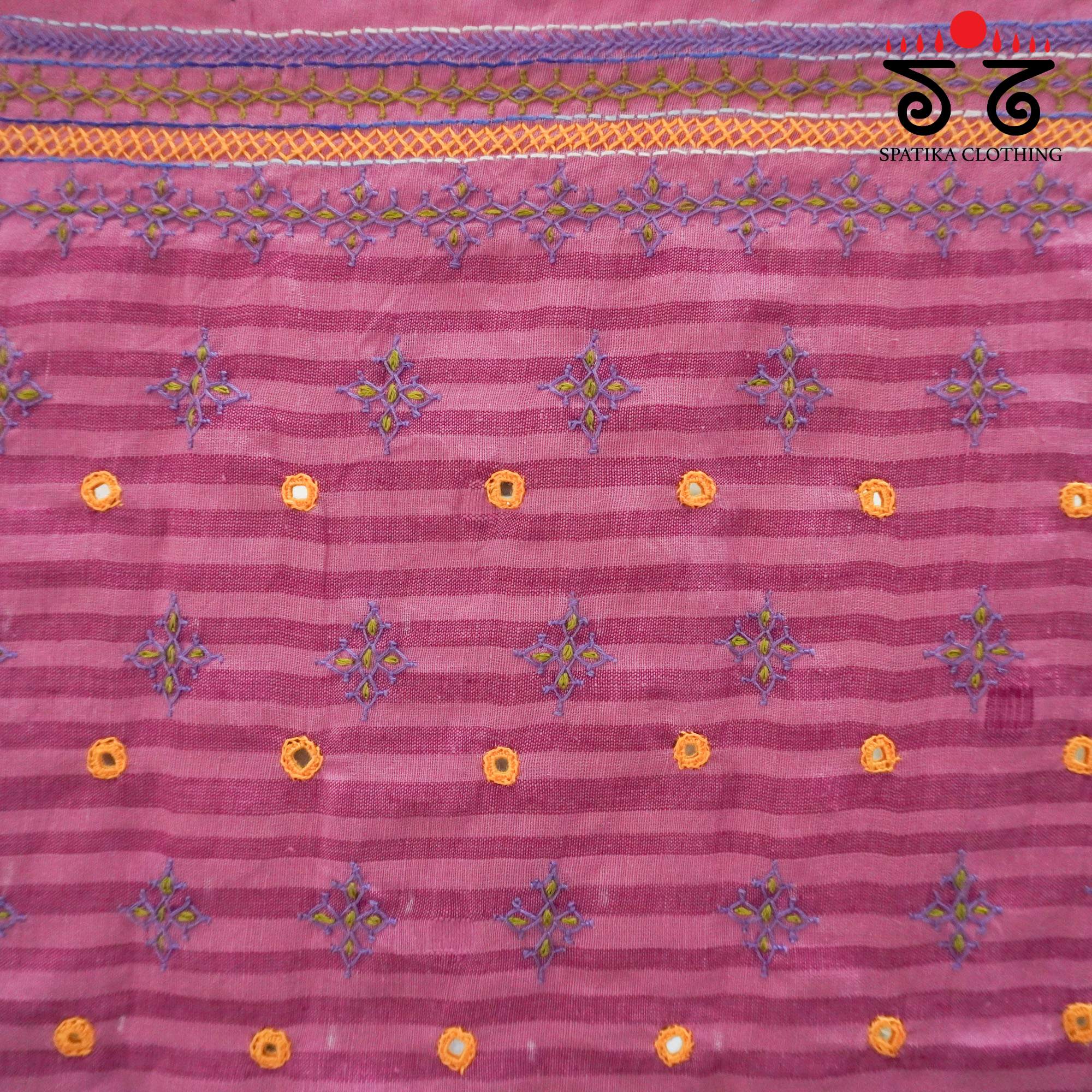 Banjara Hand Embroidered Ponduru Blouse Fabric