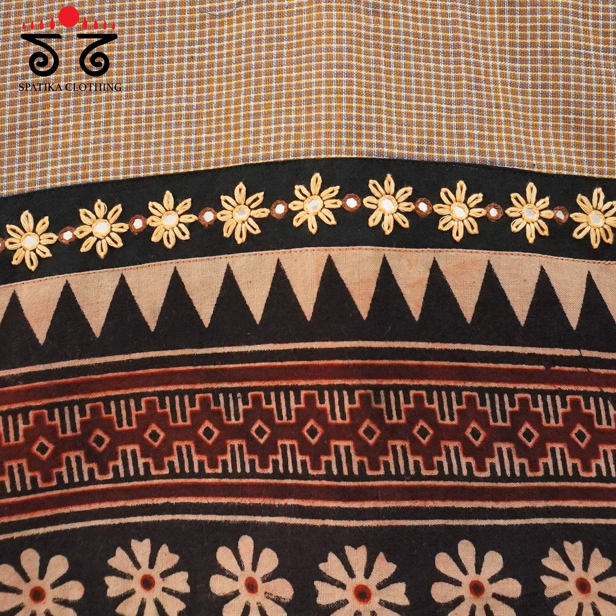 The Kathyayani Beige Blouse