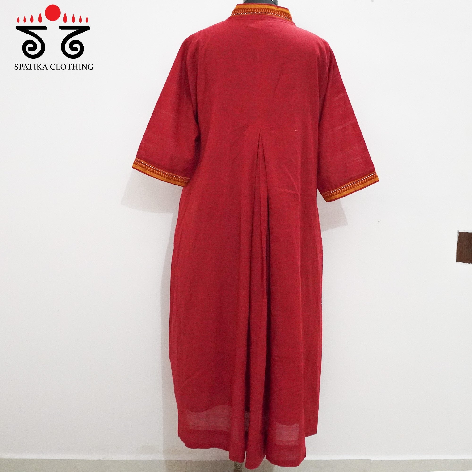 Pleated Mangalagiri Kurta