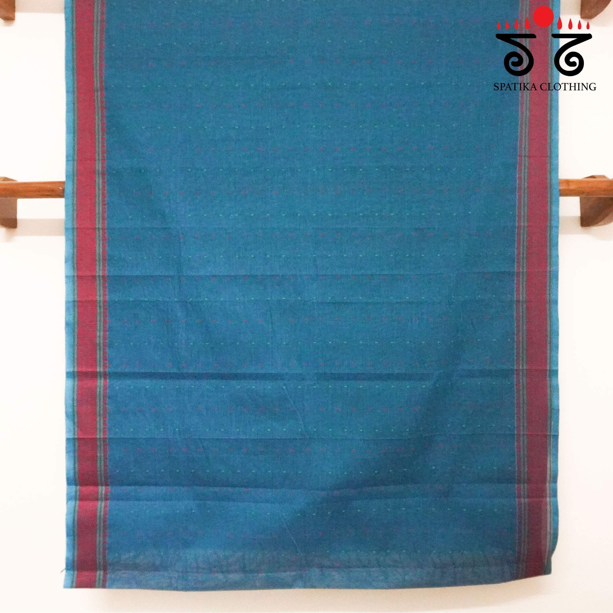 Blue Kanchi Cotton Saree