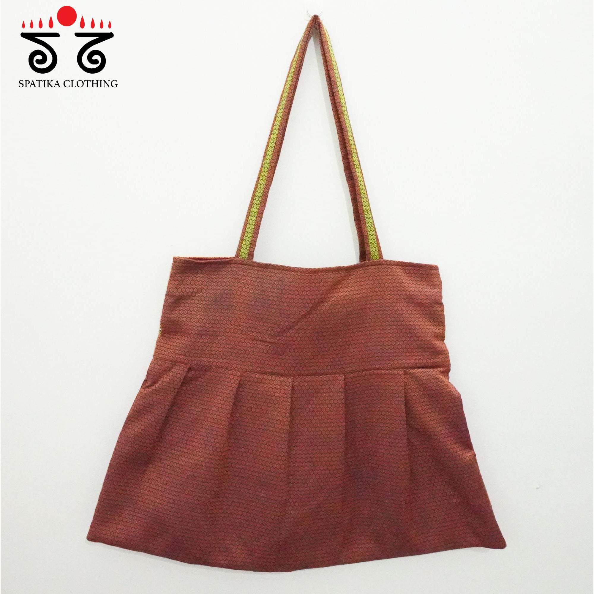 Brown Lambani Hand Embroidered Hand Bag